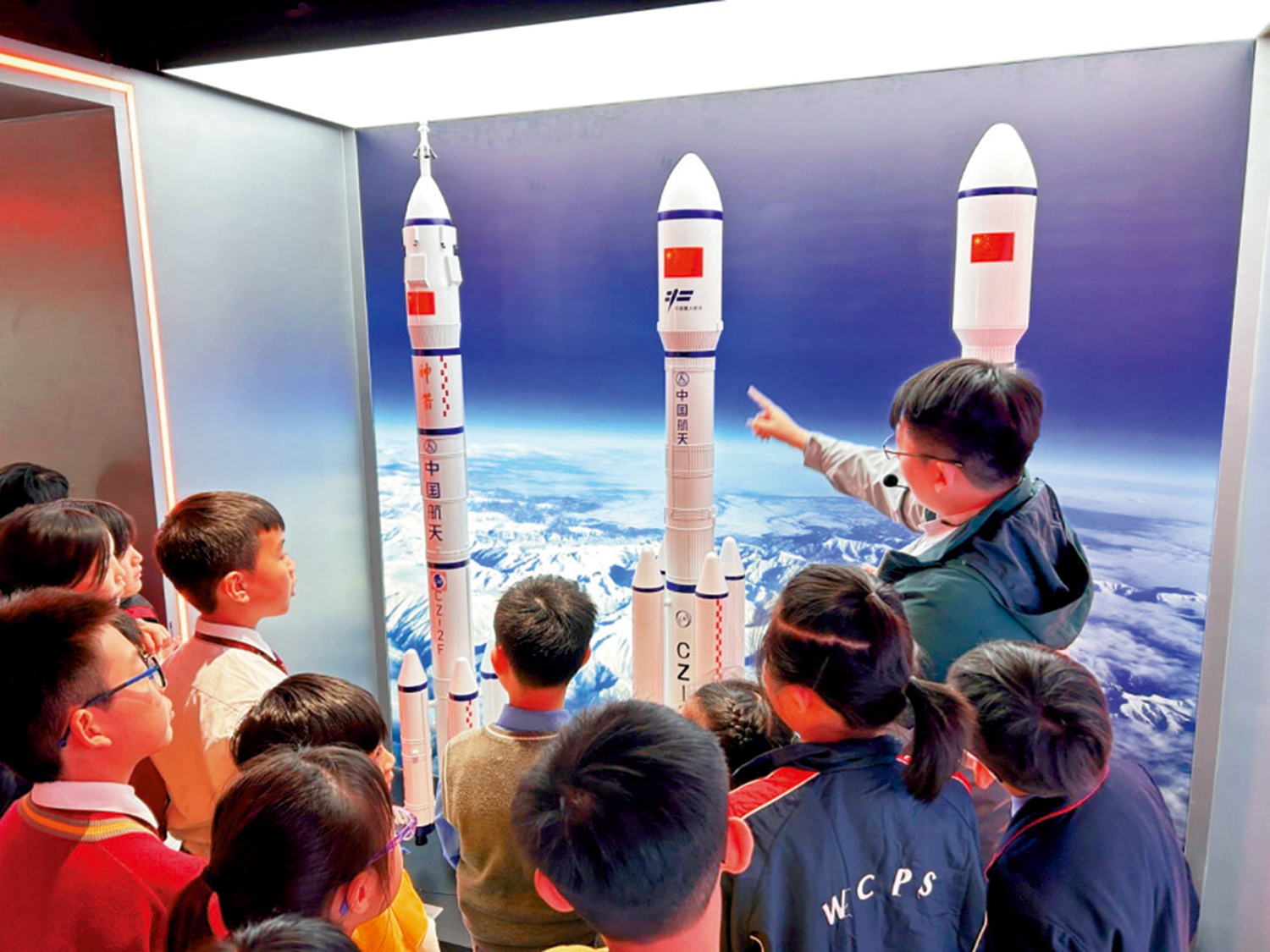 　　圖：教育界持續推動航天科技教育，讓學生了解國家航天成就。