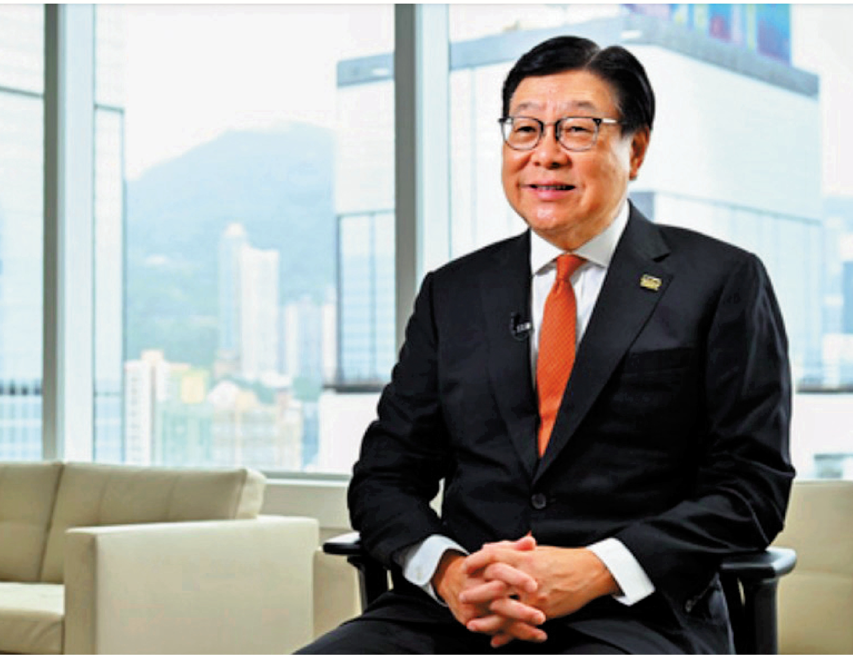 　　圖：馬時亨表示，香港可以加強和哈薩克斯坦在金融方面的合作。