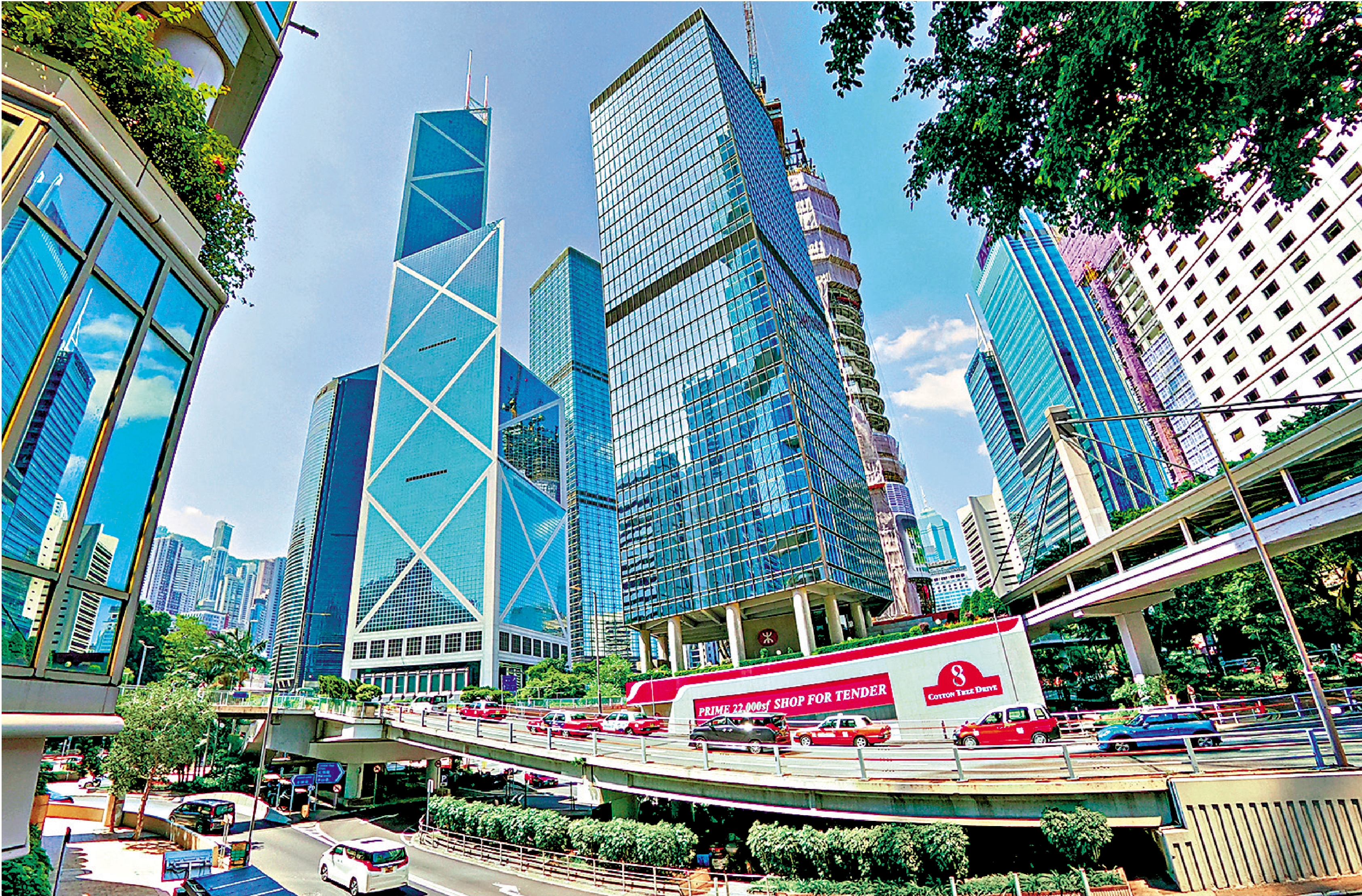　　圖：香港可透過國際金融中心再強化，帶動國際航運中心和國際貿易中心再擴展，產生「一加一加一大於三」協同效應，進一步鞏固提升香港三大國際中心的地位，更好服務國家發展大局。
