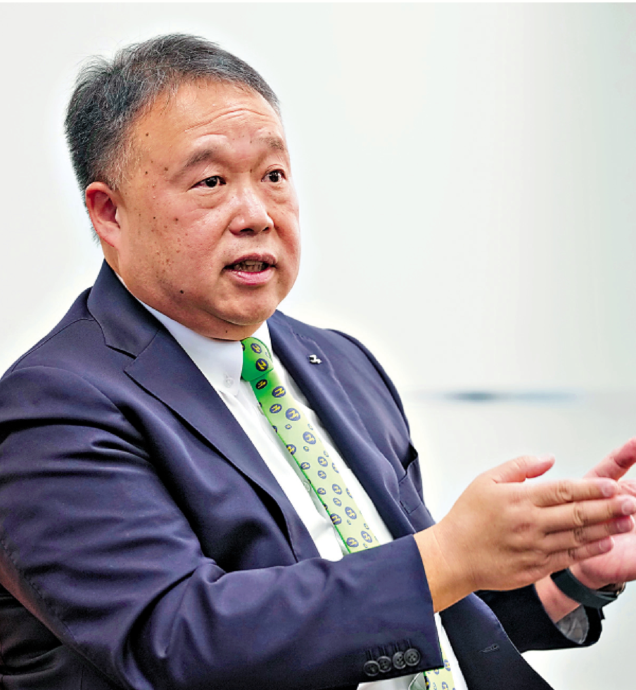 　　圖：林世豪認為，中亞市場對香港企業具備強大吸引力。\大公報記者麥潤田攝