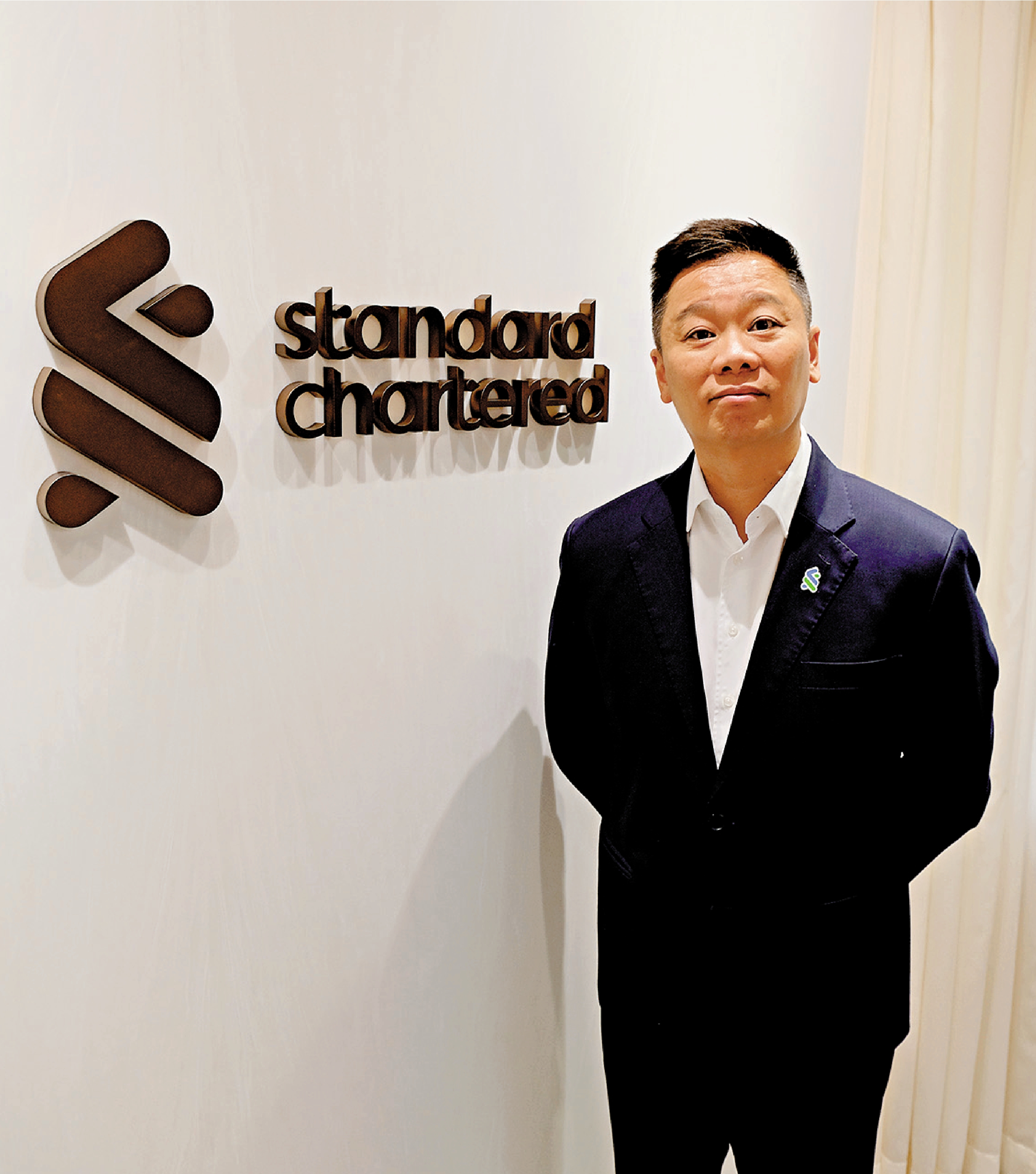 　　圖：洪子寓形容渣打對香港前景有信心，未來也會繼續投資。\大公報攝