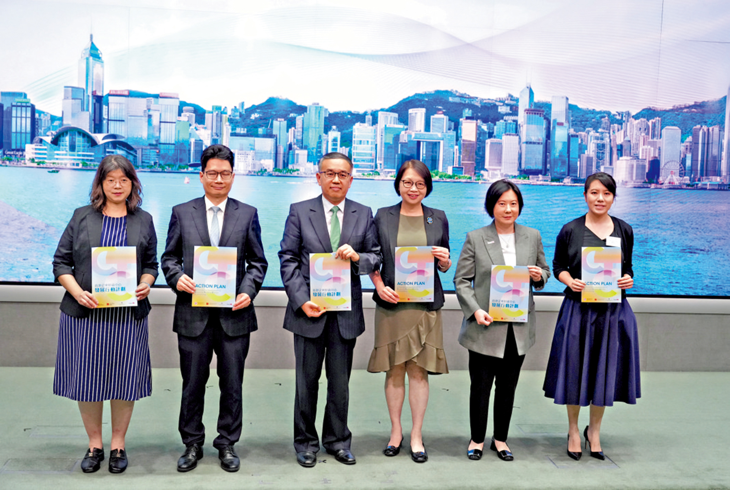 　　圖：企業財資中心論壇昨日在政府總部舉行。特區政府同時公布《香港企業財資中心發展行動計劃》。\大公報記者麥潤田攝
