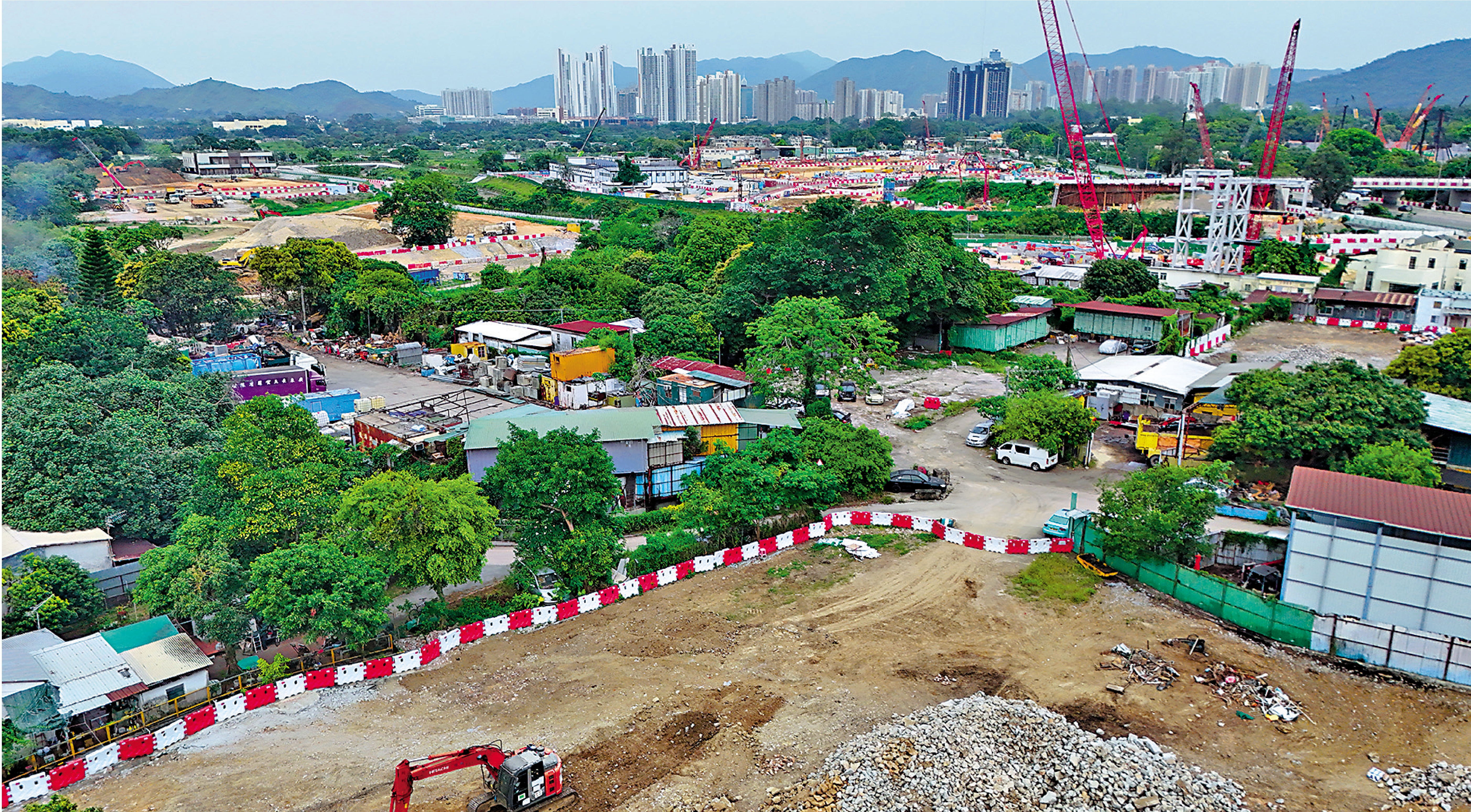 　　圖：政府推進多式聯運網絡配合北都規劃，增加倉儲用地供應。\大公報記者蔡文豪攝