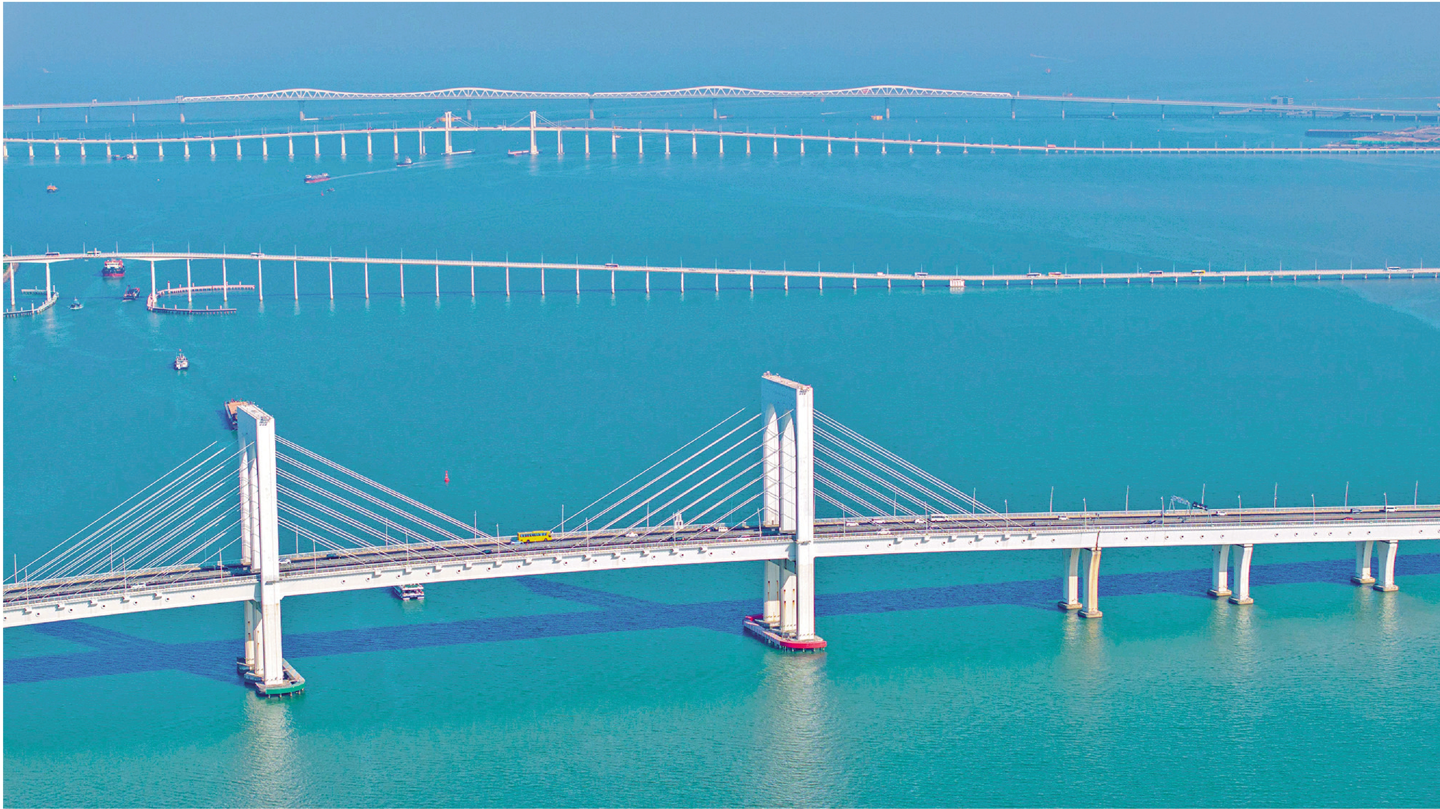 　　圖：澳門四座大橋。/資料圖片