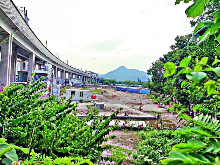 　　圖：新地元朗橋頭圍項目申請改為商住混合發展，佔地約10.71萬方呎。