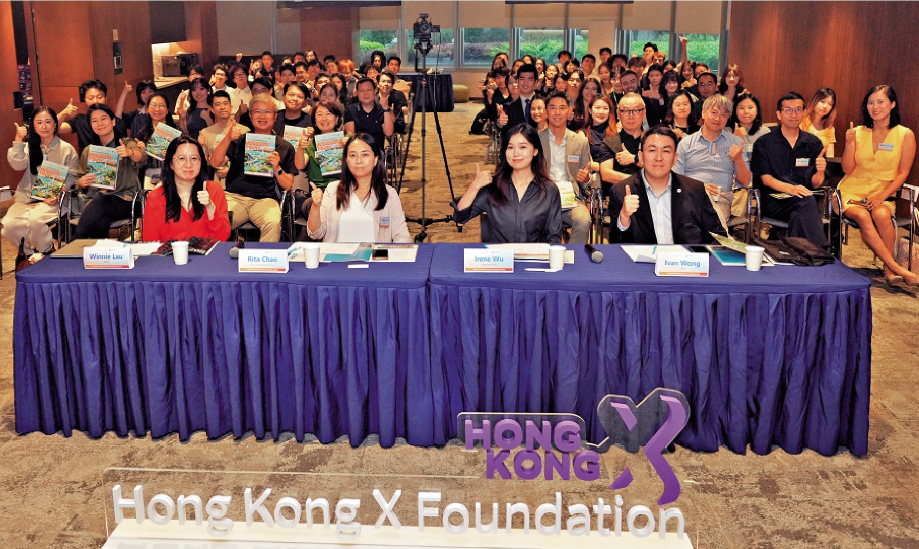 　　圖：HK InnoX Camp創科訓練營項目路演於26日舉行。\大公報記者黃洋港攝