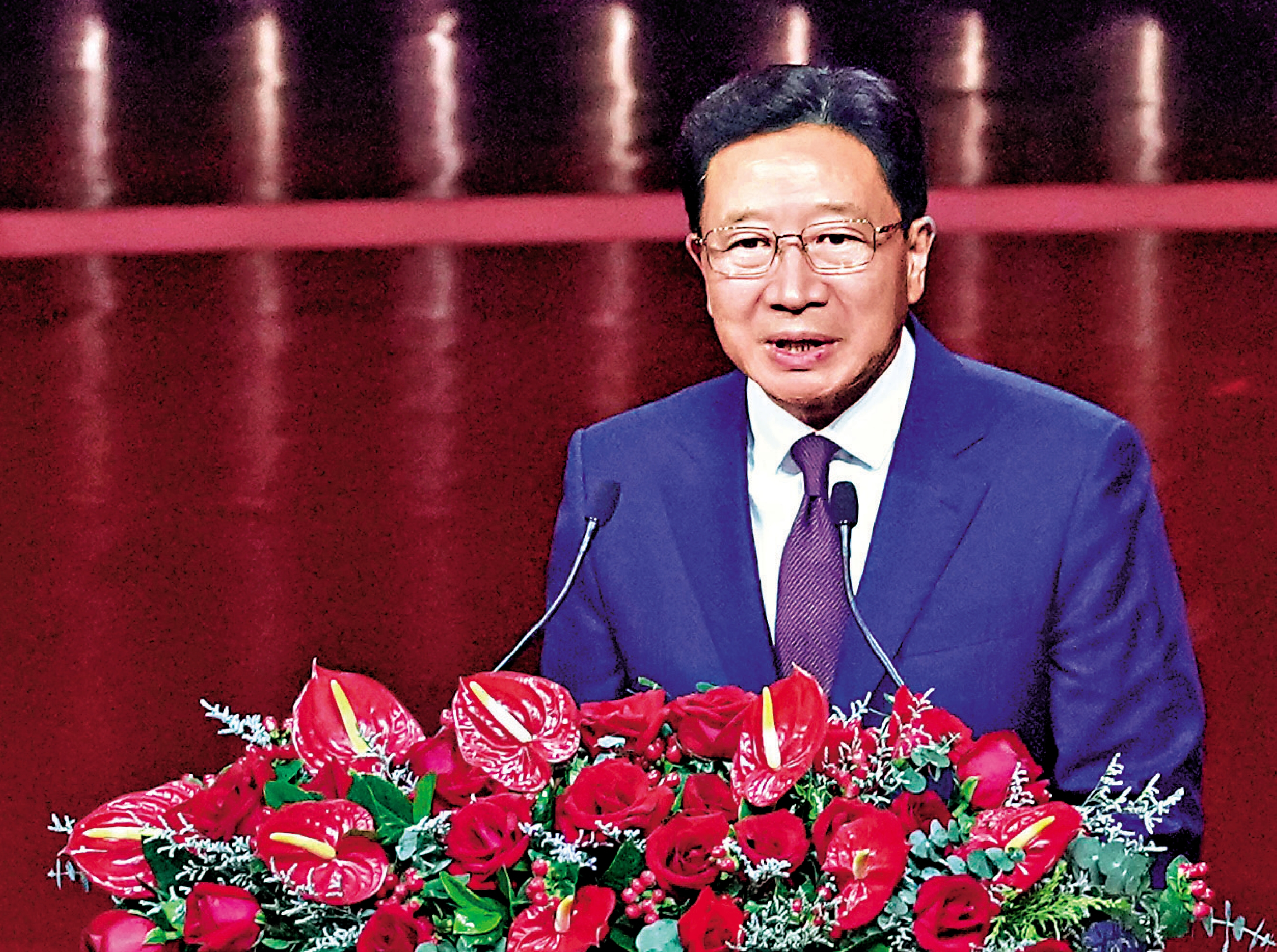 　　圖：周霽表示，有中央政府傾力關心支持，香港一定能搶抓戰略機遇。\大公報記者麥潤田攝