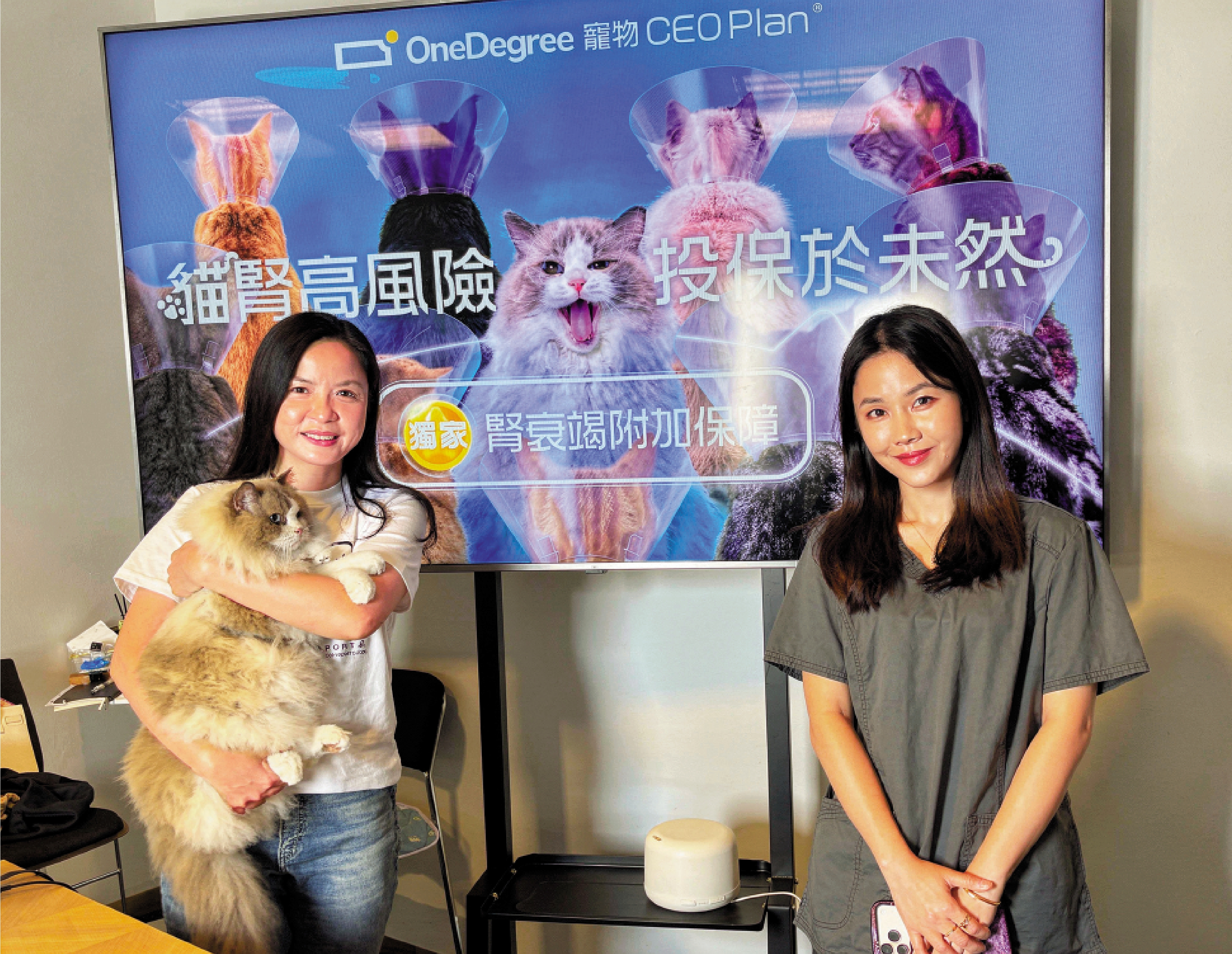 　　圖：周美華（左）表示，今年底推出客戶獎賞計劃，進一步提升客戶黏性與品牌忠誠度。