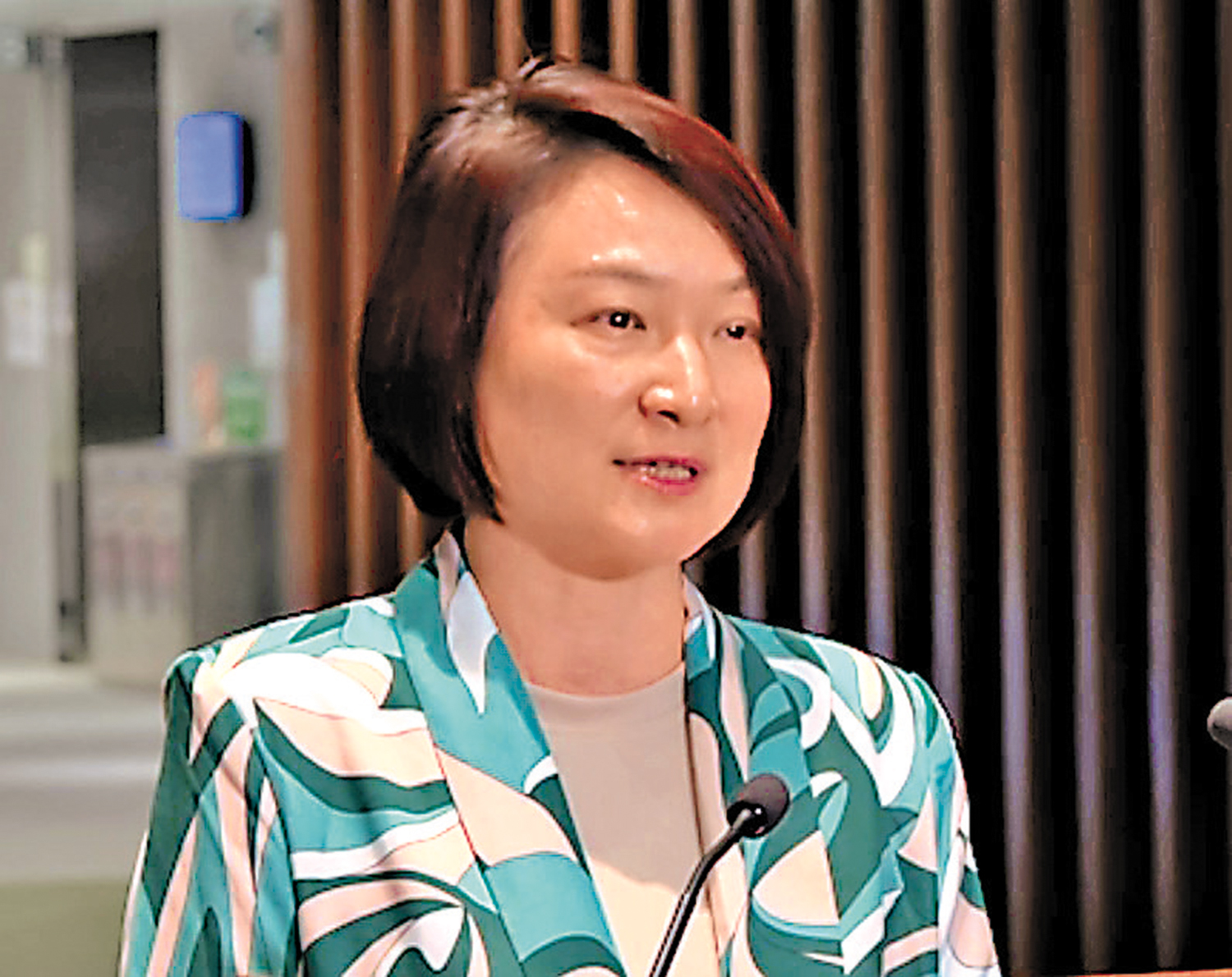 　　圖：立法會主席李慧琼表示，期望所有議員能汲取黃錦輝事件的教訓。