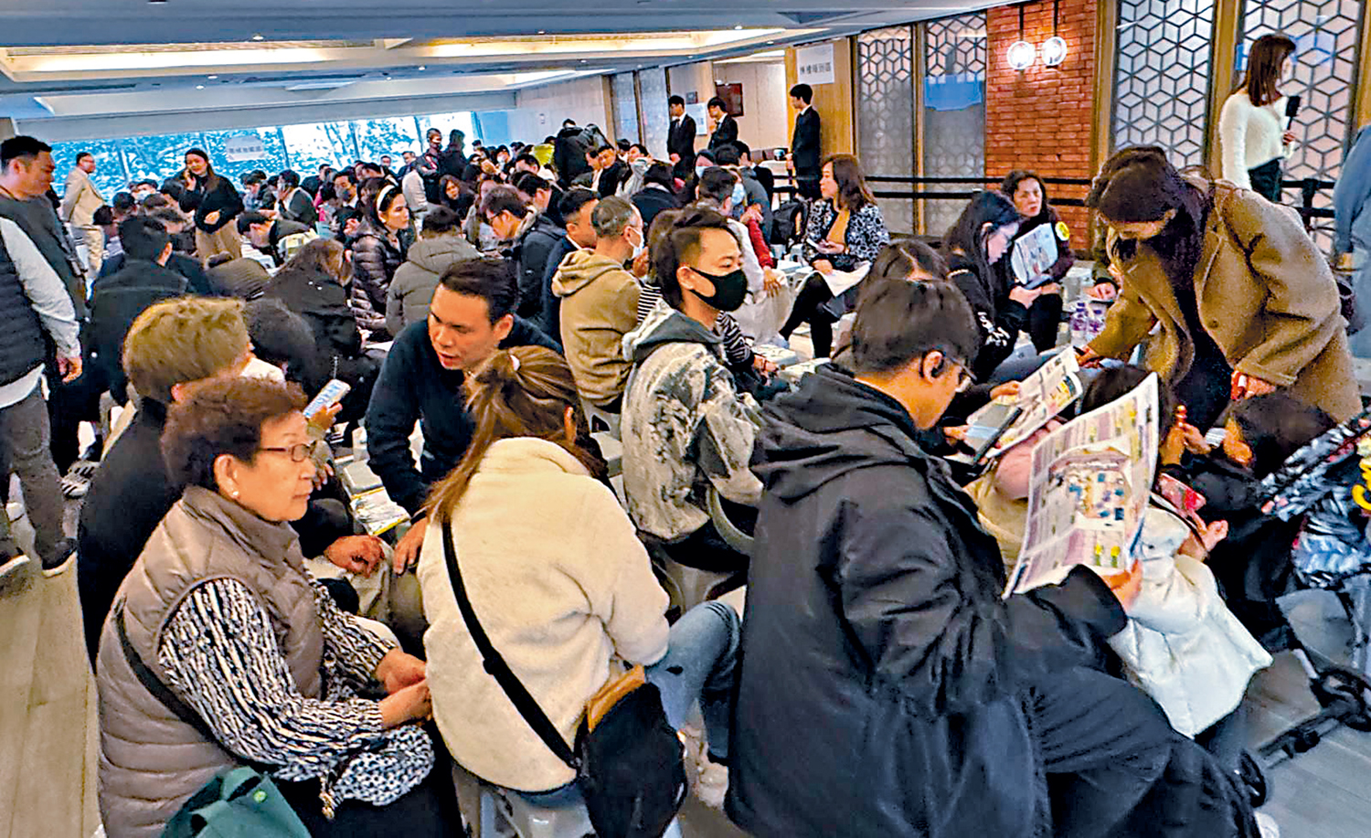 　　圖：上半年新盤市場熱鬧，累計售出逾1.1萬伙。