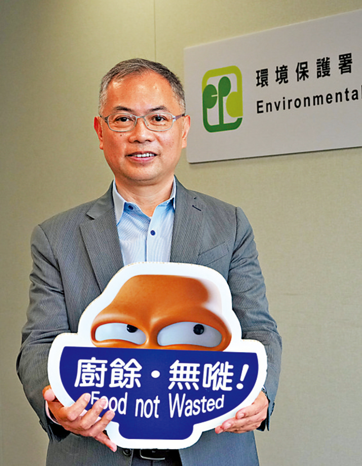　　圖：蕭智慧表示，未來將繼續增設更多廚餘回收試點，持續培育市民恆常回收習慣。\大公報記者黃洋港攝