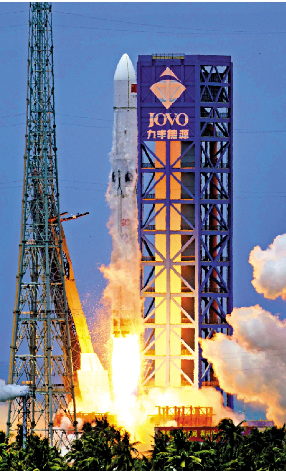 　　圖：長征十號乙運載火箭升空，成功將衛星送入預定軌道。