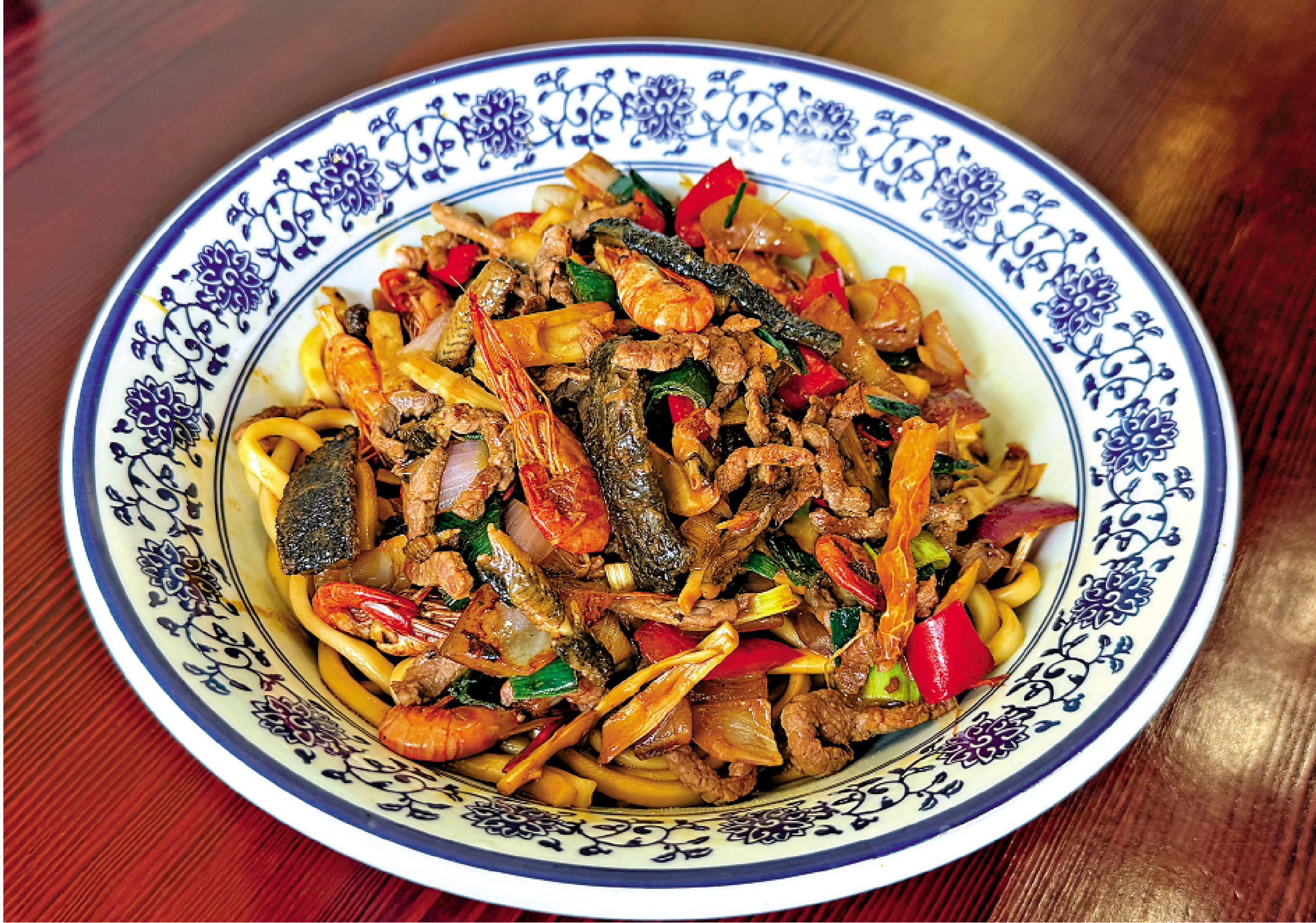 　　圖：鱔魚乾澆麵。