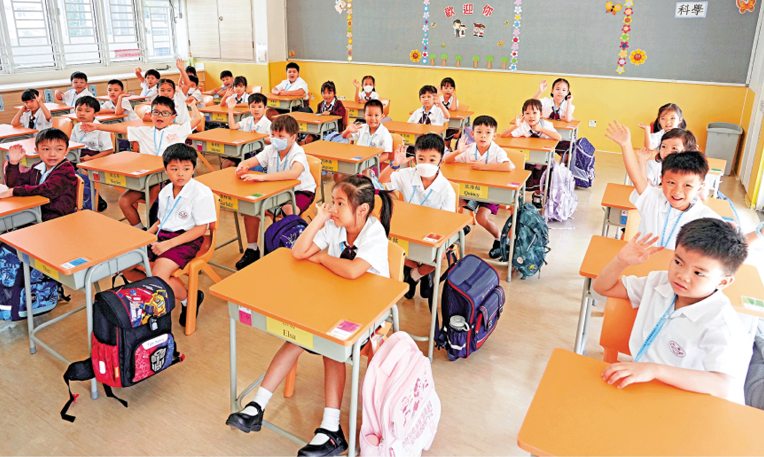 　　圖：據教育局《學生人數統計報告書》顯示，小學日校人數近五年呈連續下降趨勢。