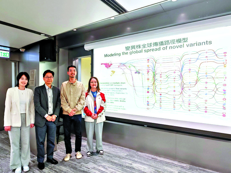 　　圖：港大醫學院研究發現，監測兩大航空樞紐的旅客基因，有助提早偵測新興病毒變異株。
