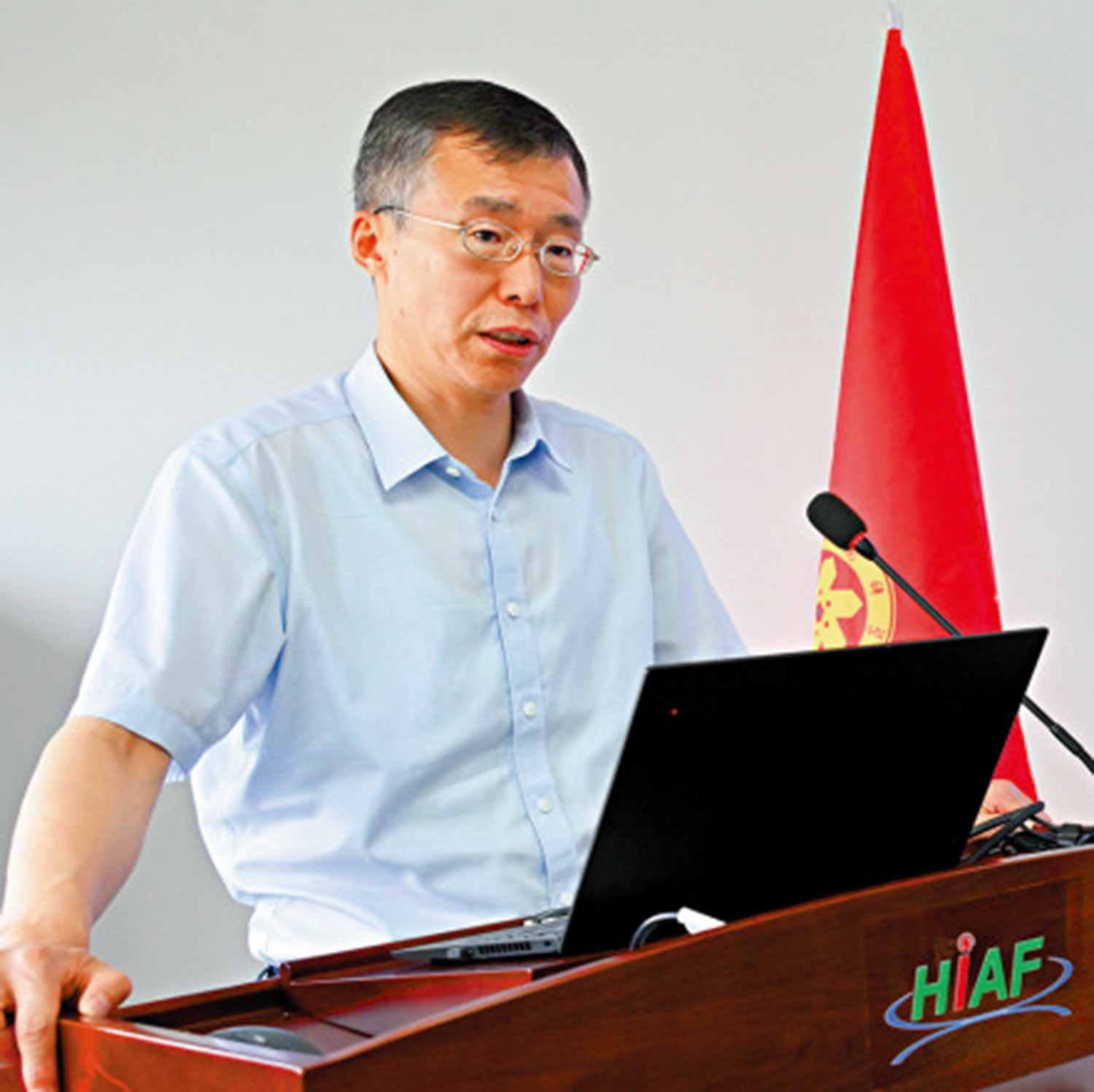 　　圖：楊建成表示，項目團隊攻克了多項難題挑戰，取得一系列重要成果。