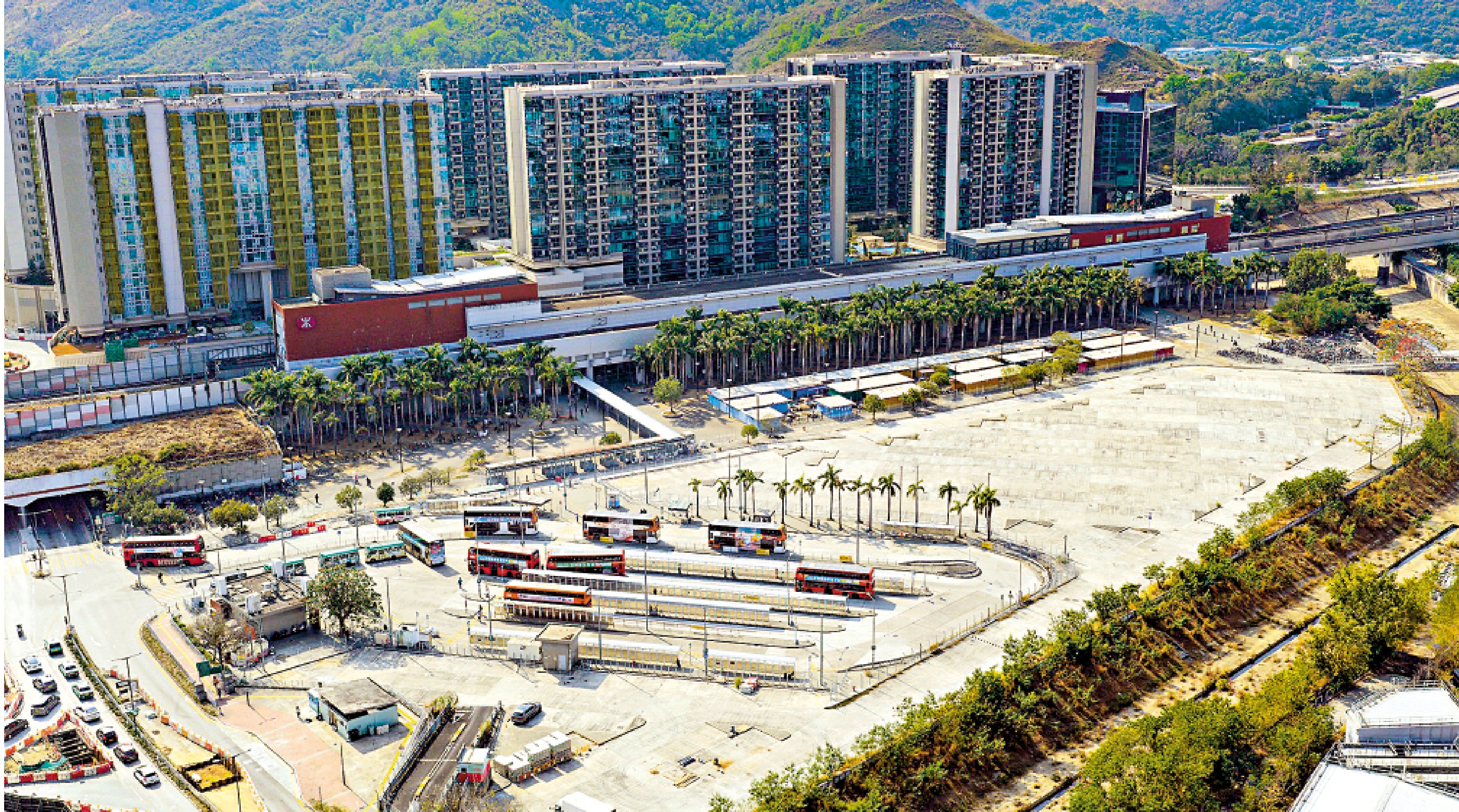 　　圖：錦上路站二期商住項目可建樓面約120萬方呎。