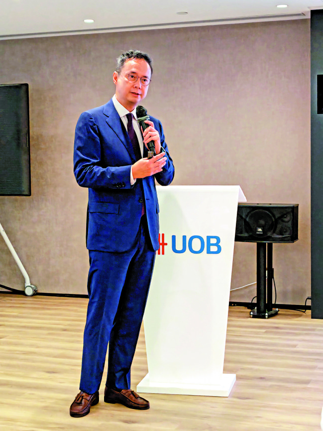 　　圖：董慶賢表示，香港正發展成為連接中國內地與東盟的財資管理、融資及資本管理樞紐。\大公報攝