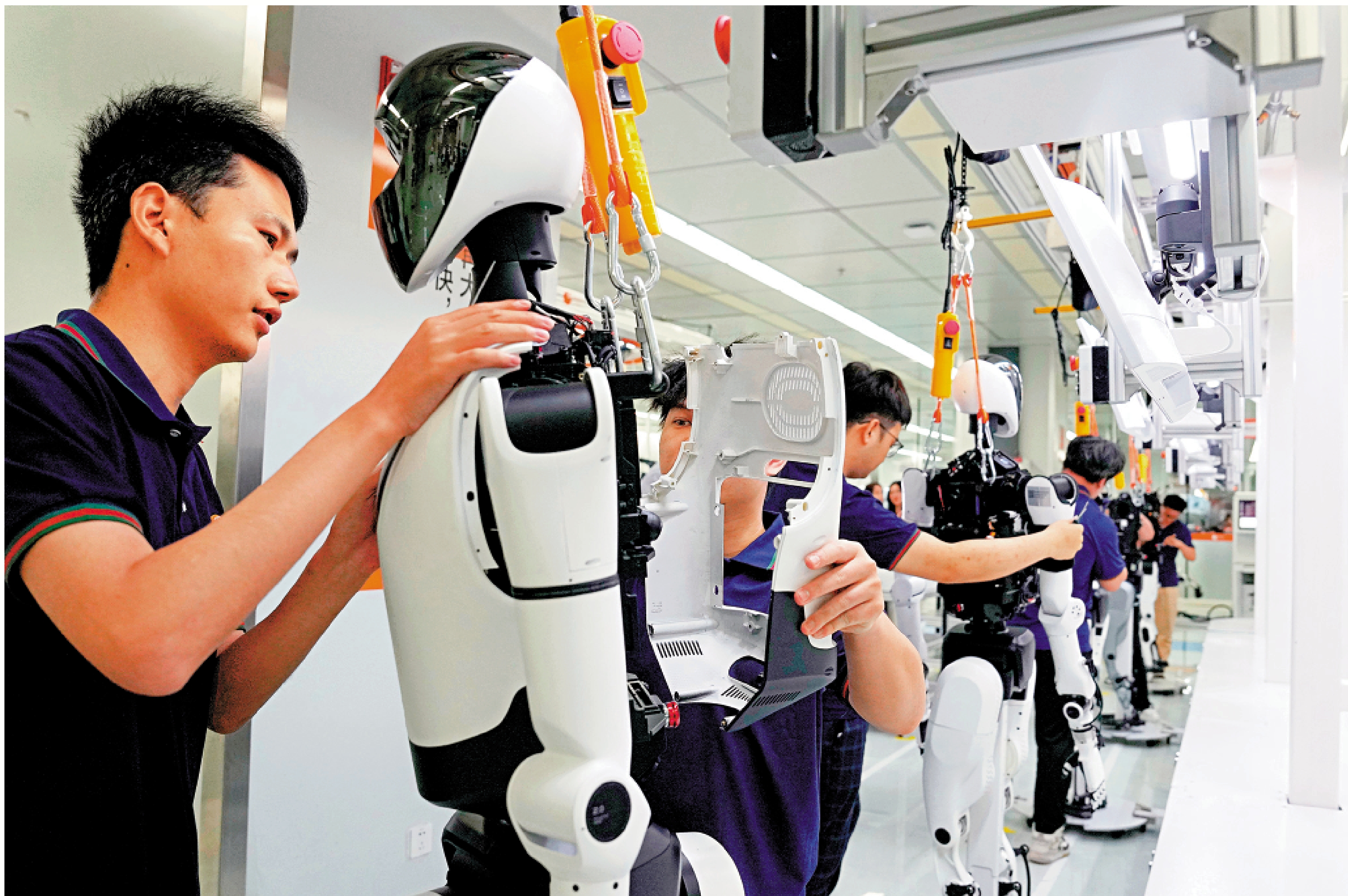 　　圖：在工業自動化、機器人等範疇，中國企業創新技術獲世界認同。