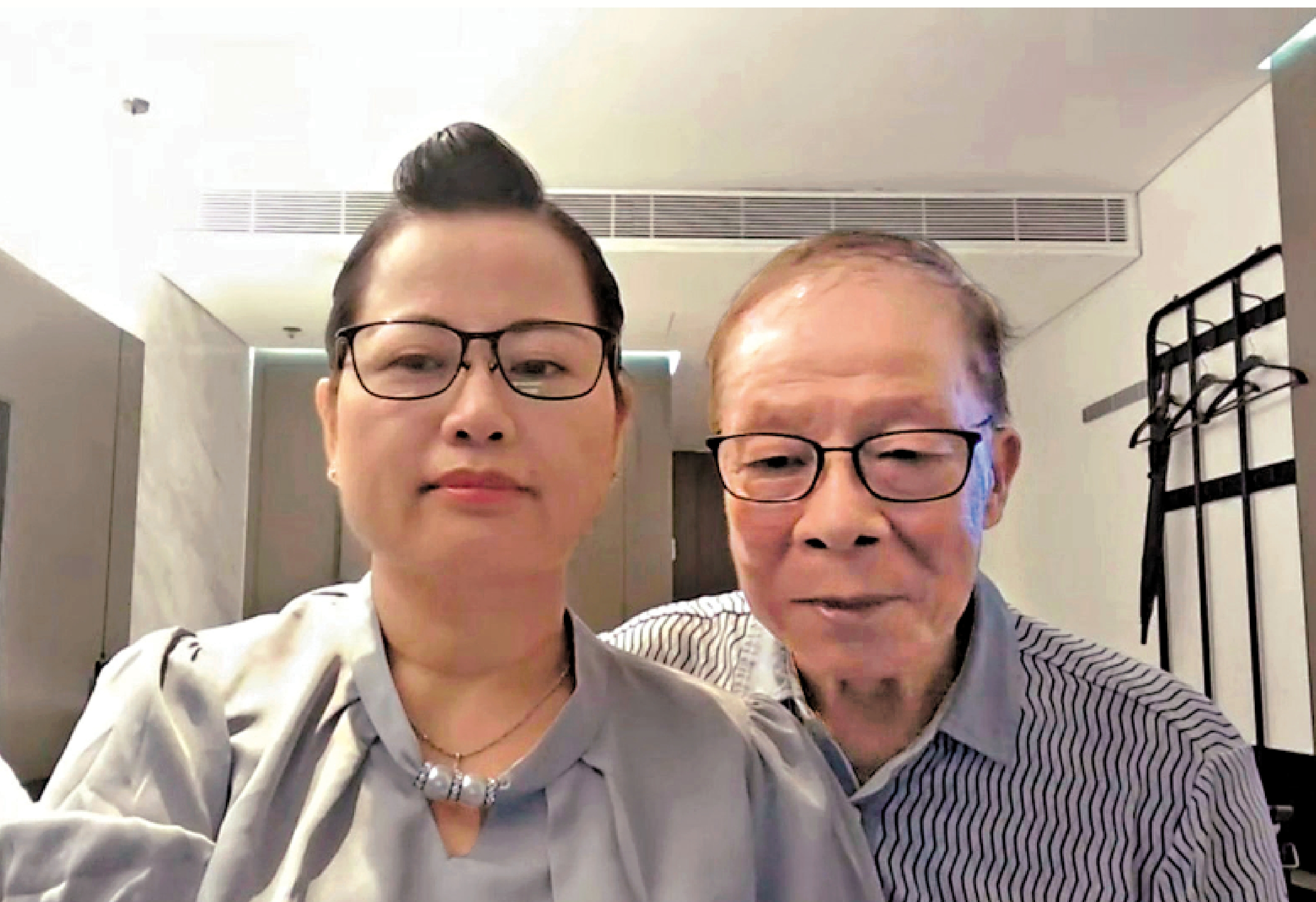 　　圖：何伯與何太於前年因與何伯五名子女爭產，成為城中熱話。
