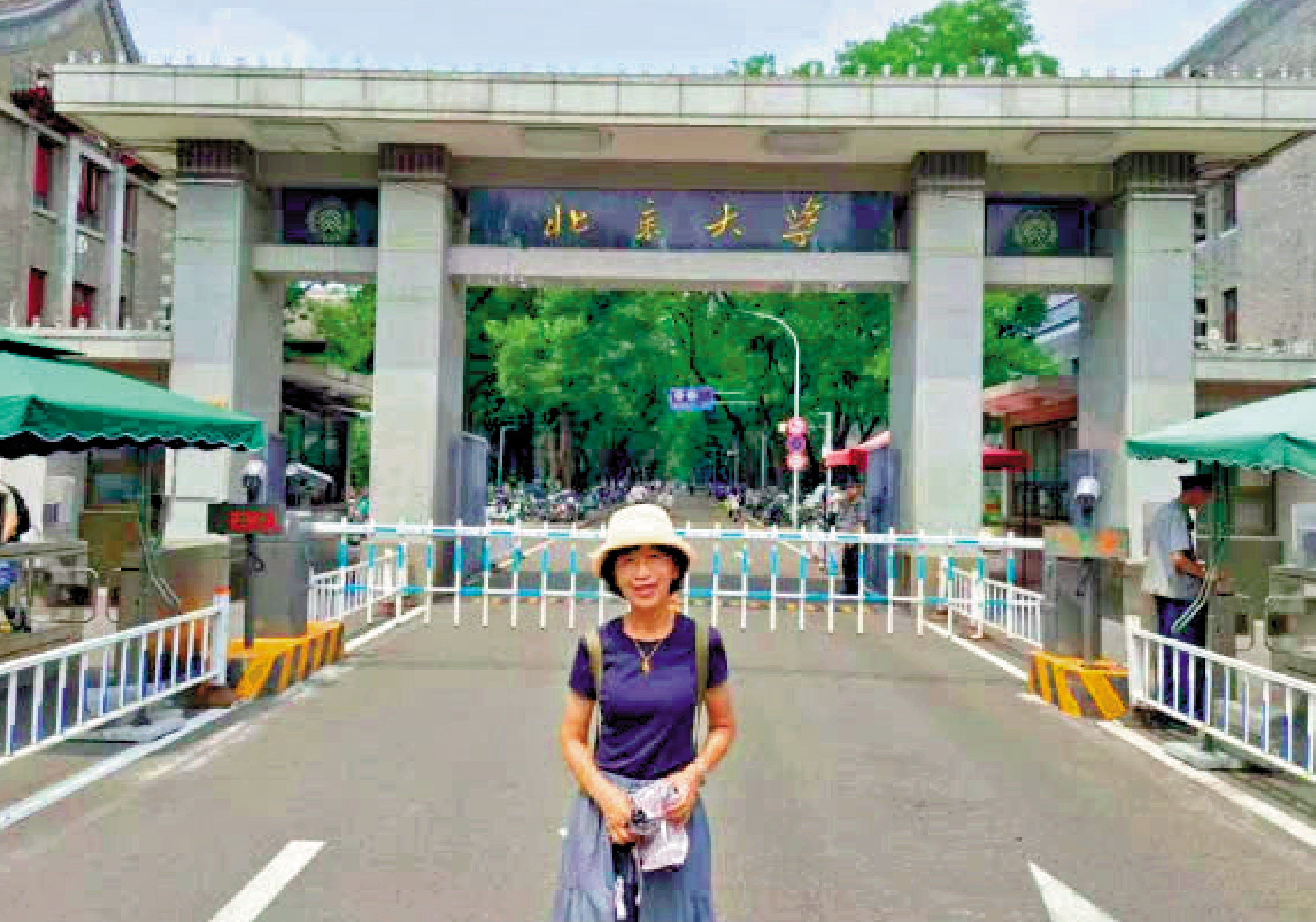 　　圖：柯文哲妻子陳佩琪在網上分享赴大陸旅遊的愉快見聞。