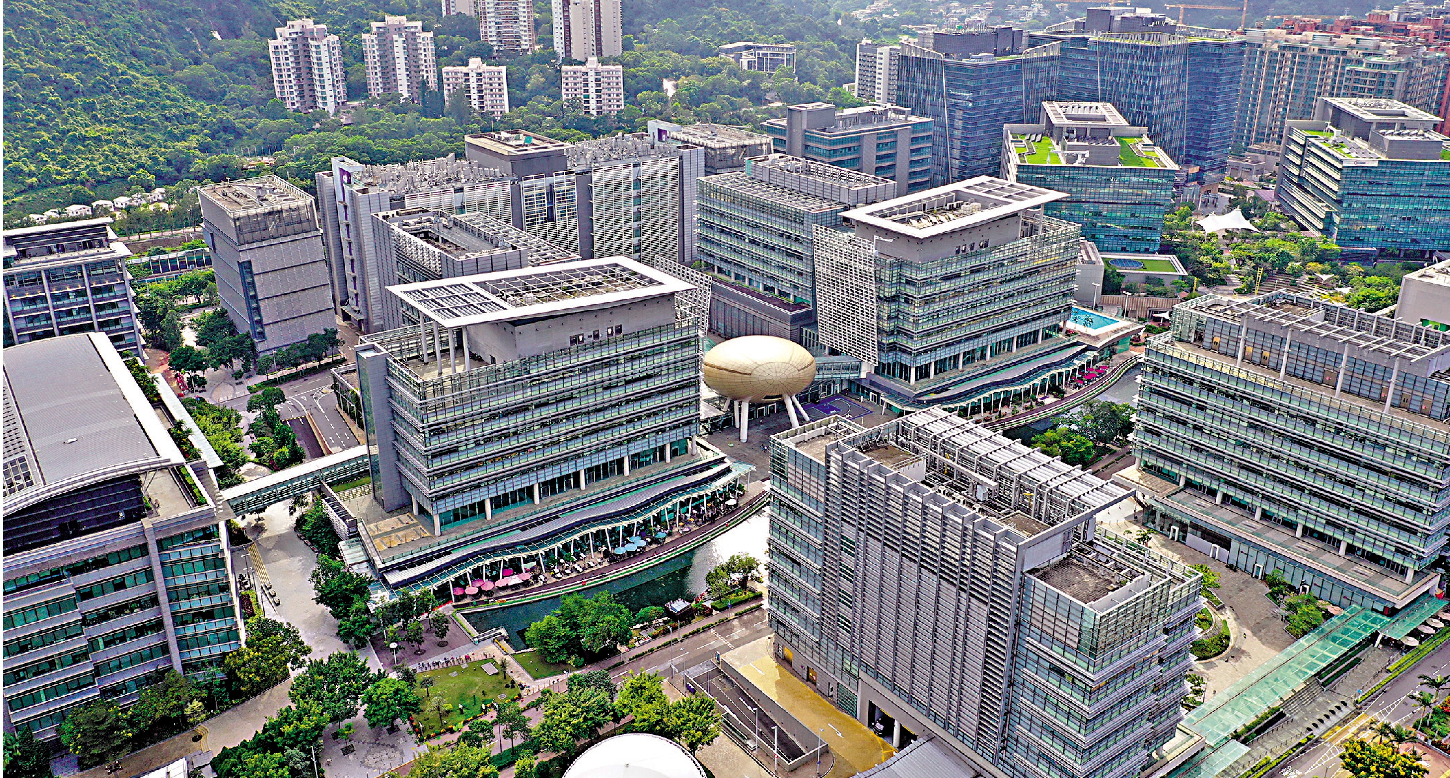 　　圖：本港高校不少創科孵化體渴望通過吸引大型科技龍頭企業成為投資人，獲得產業賦能。圖為香港科學園。
