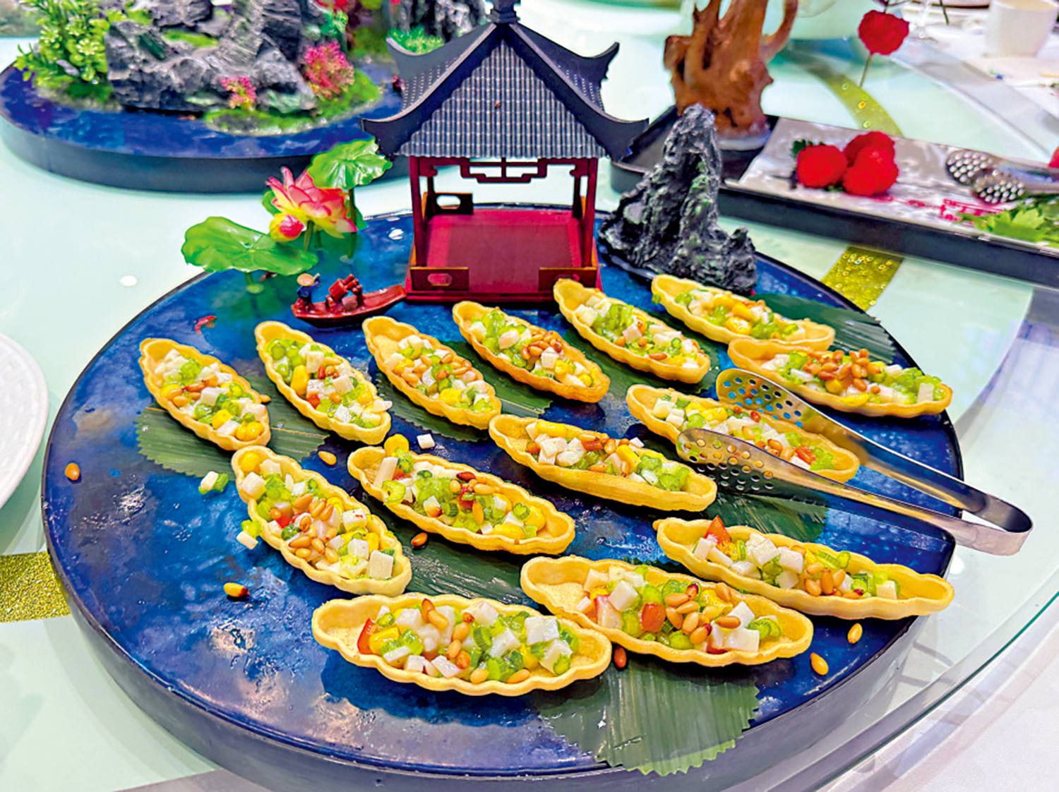 　　圖：泉水宴堪稱濟南美食文化的代表。\大公報實習記者方韻琪攝
