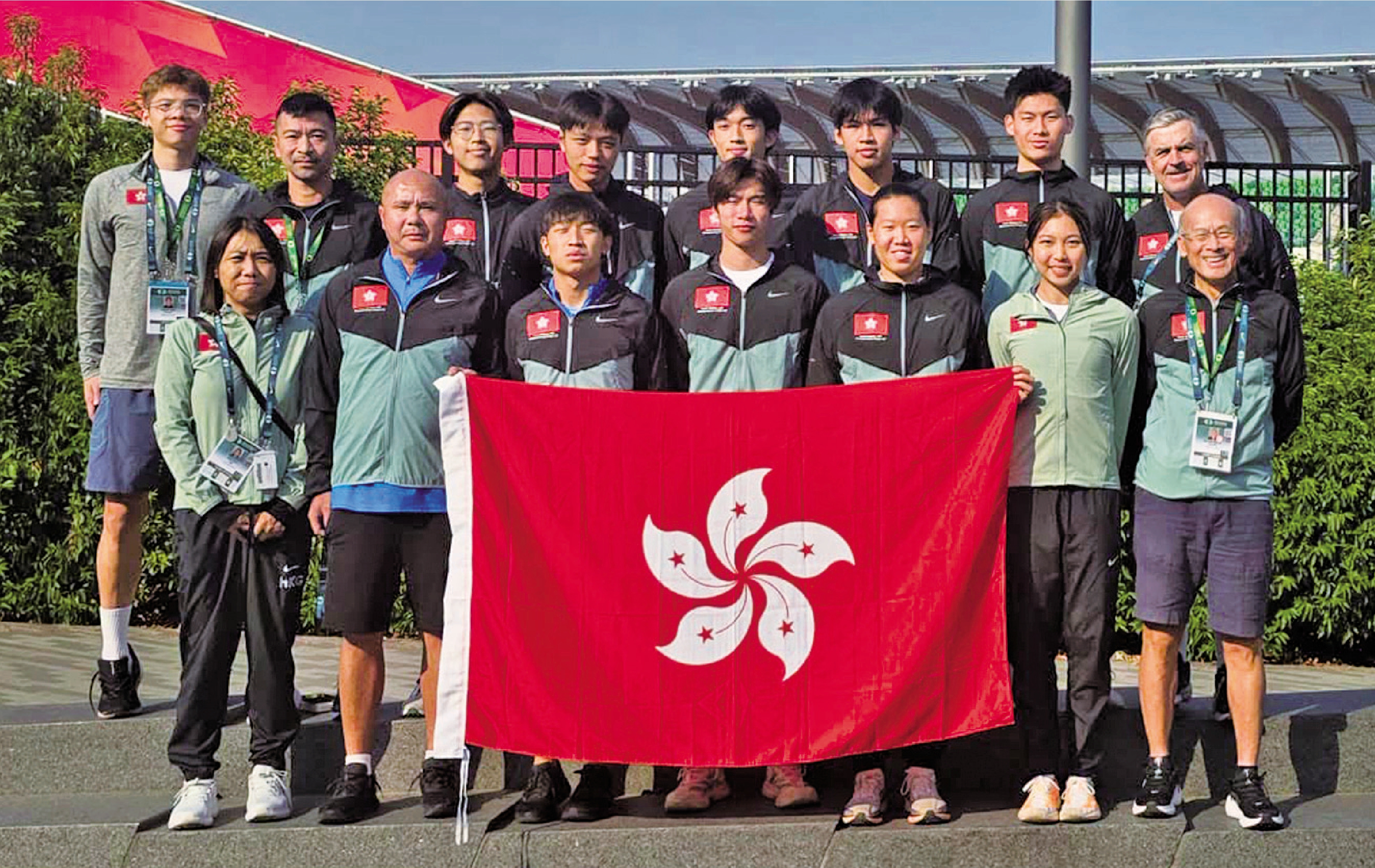 　　圖：中國香港田徑隊派出10名選手參賽。