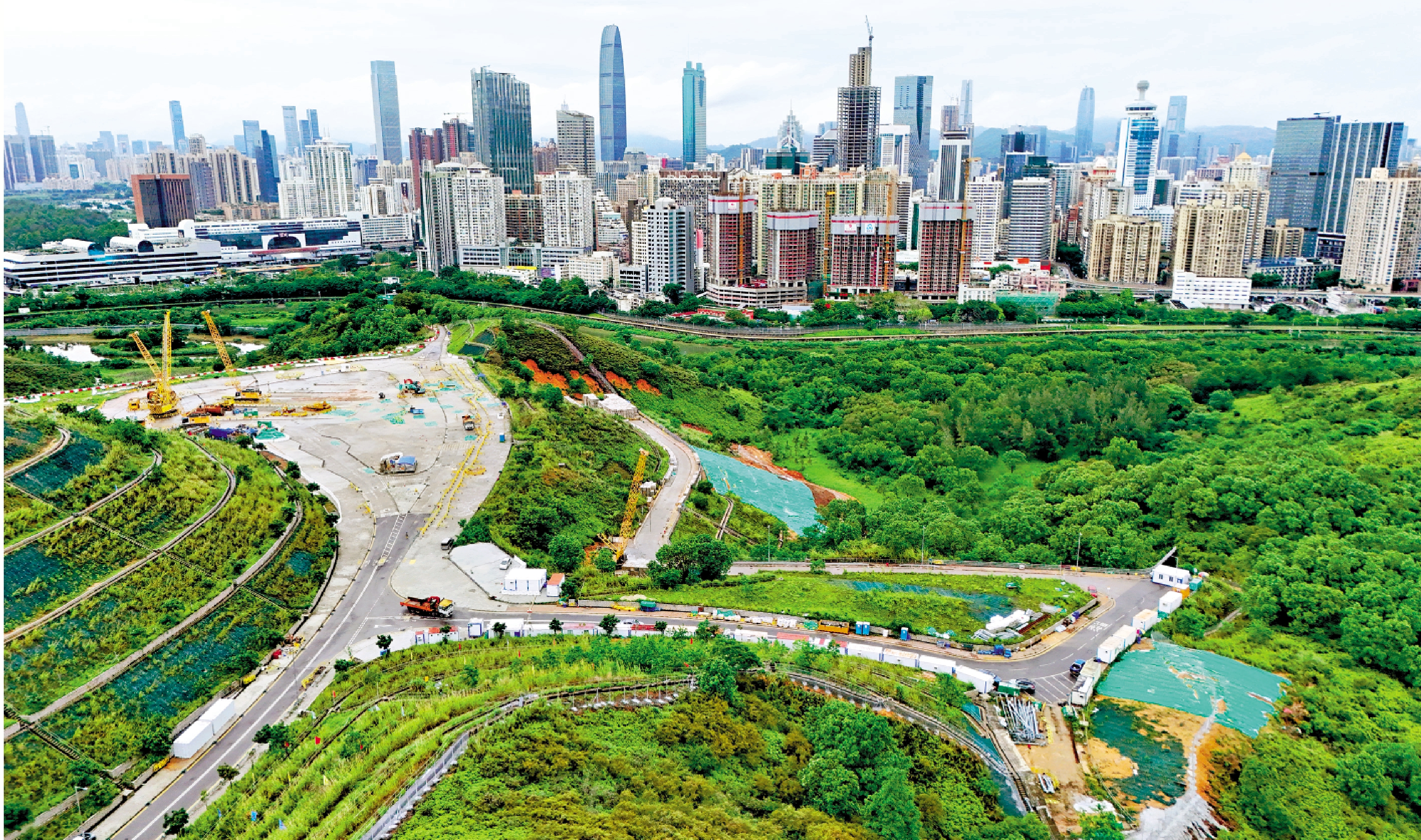 　　圖：民建聯倡議將智算產業納入香港五年規劃重點發展產業。圖為沙嶺數據園區。