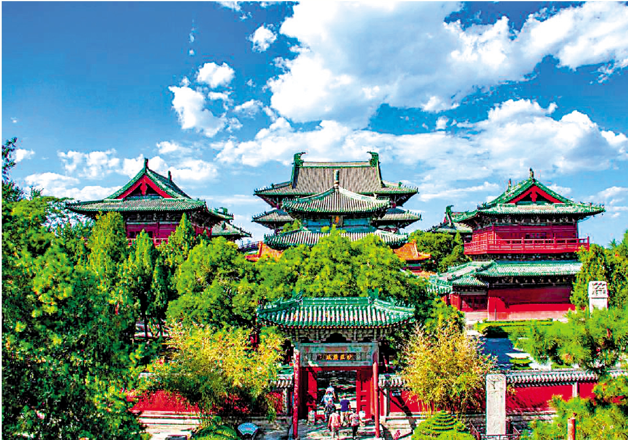 　　圖：正定隆興寺。