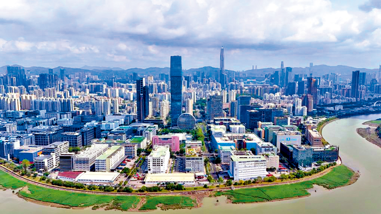 　　圖：逾四十家獨角獸企業聚集在深圳。圖為河套深圳創科園區。