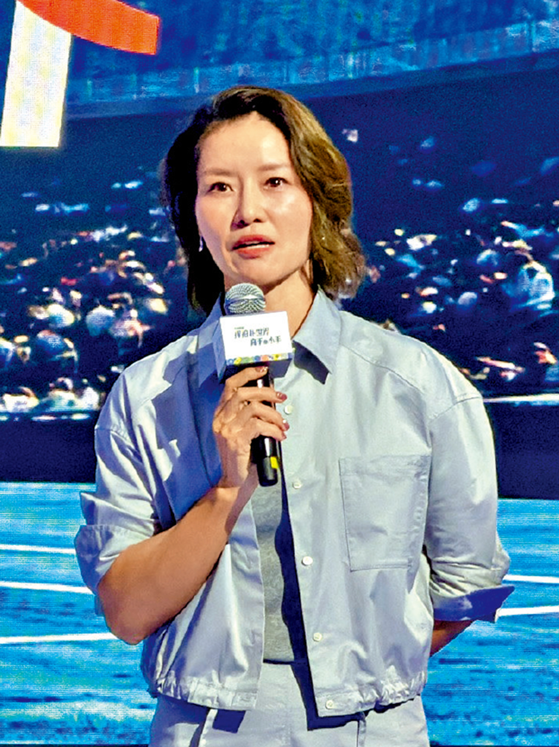 　　圖：李娜將在上海大師賽賽事期間，與世界頂尖球員牽手，一同步入中央球場。\大公報記者夏微攝