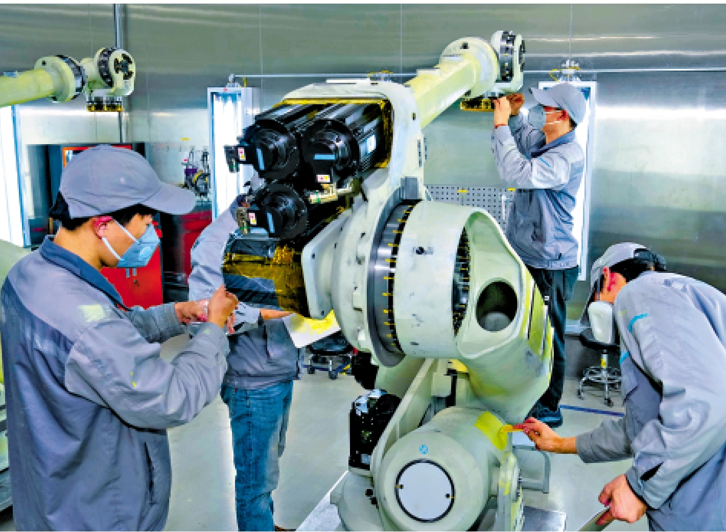 　　圖：中國積極培育「新質生產力」，以推動經濟結構轉型。\新華社