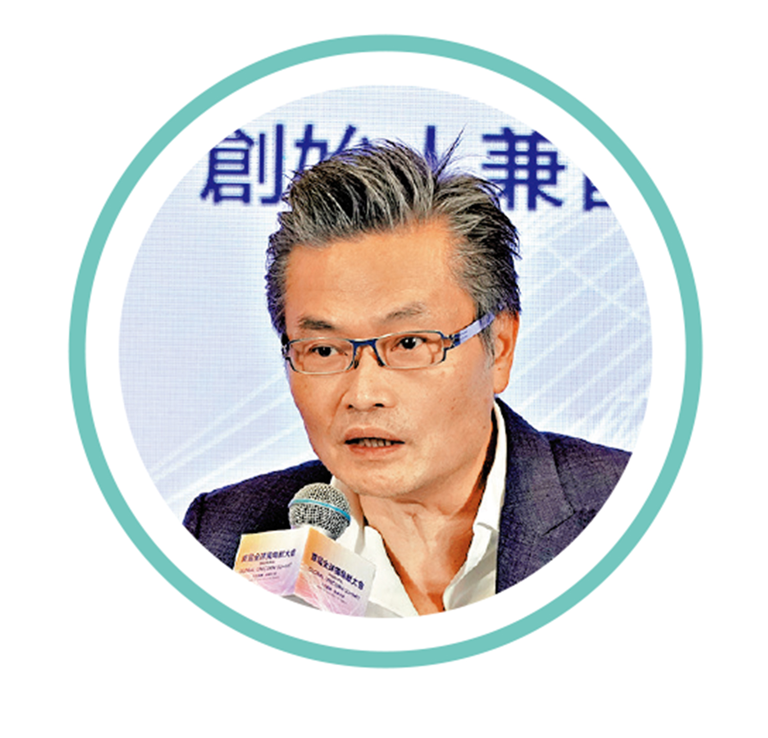 圖：蕭啟陽認為，AI既是泡沫，也是顛覆革命。\大公報記者何嘉駿攝