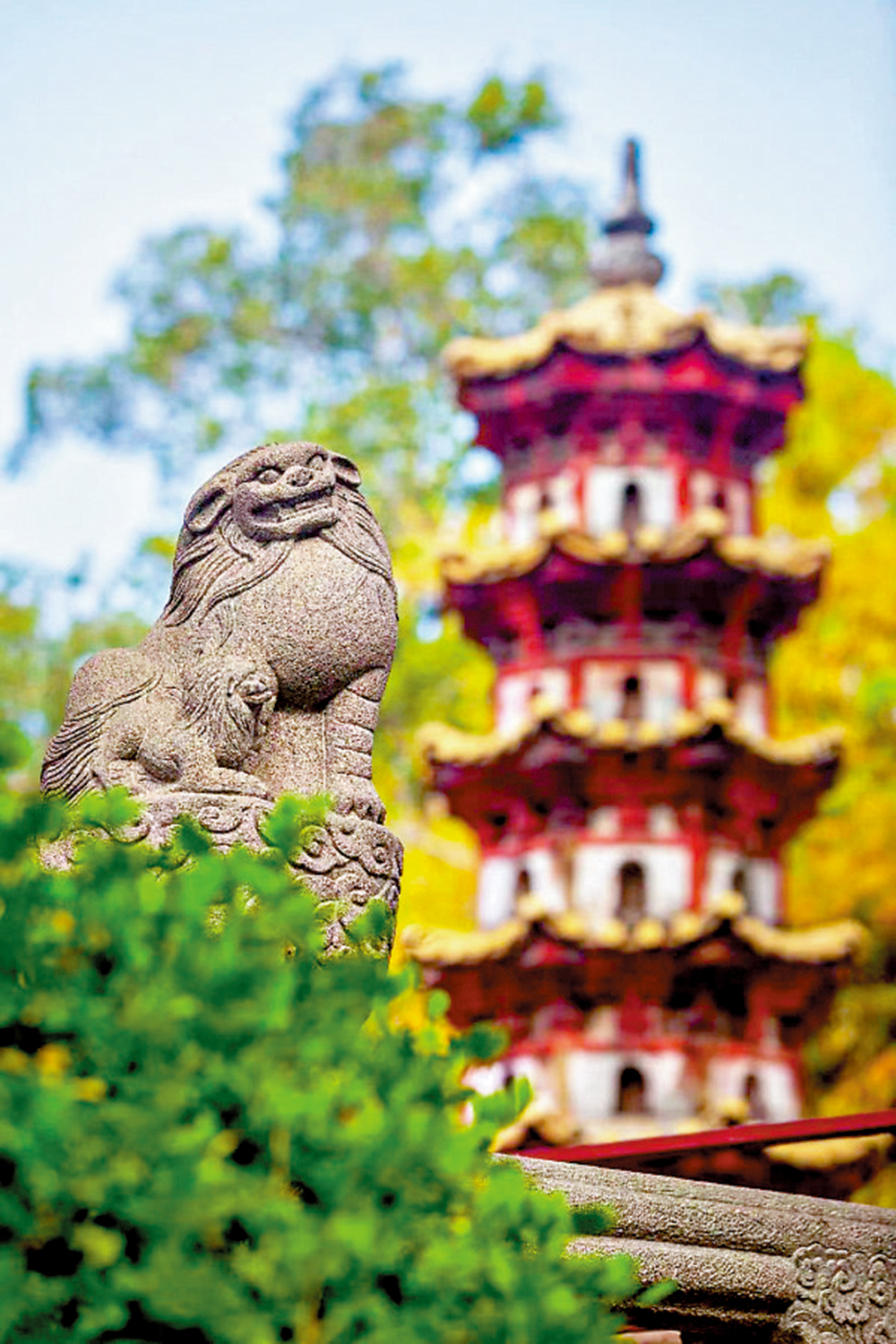 　　圖：廣州光孝寺一隅。