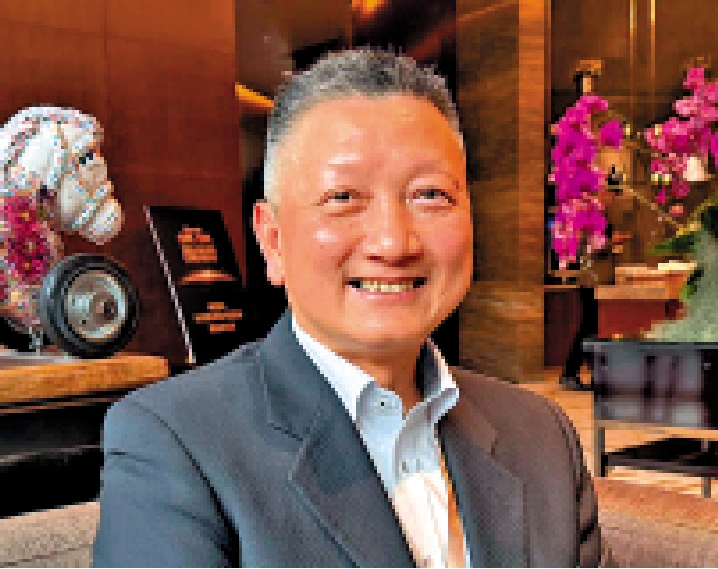 　　圖：何小鋒表示，太興暫時無意把品牌出海戰略放首位。\大公報記者李潔儀攝