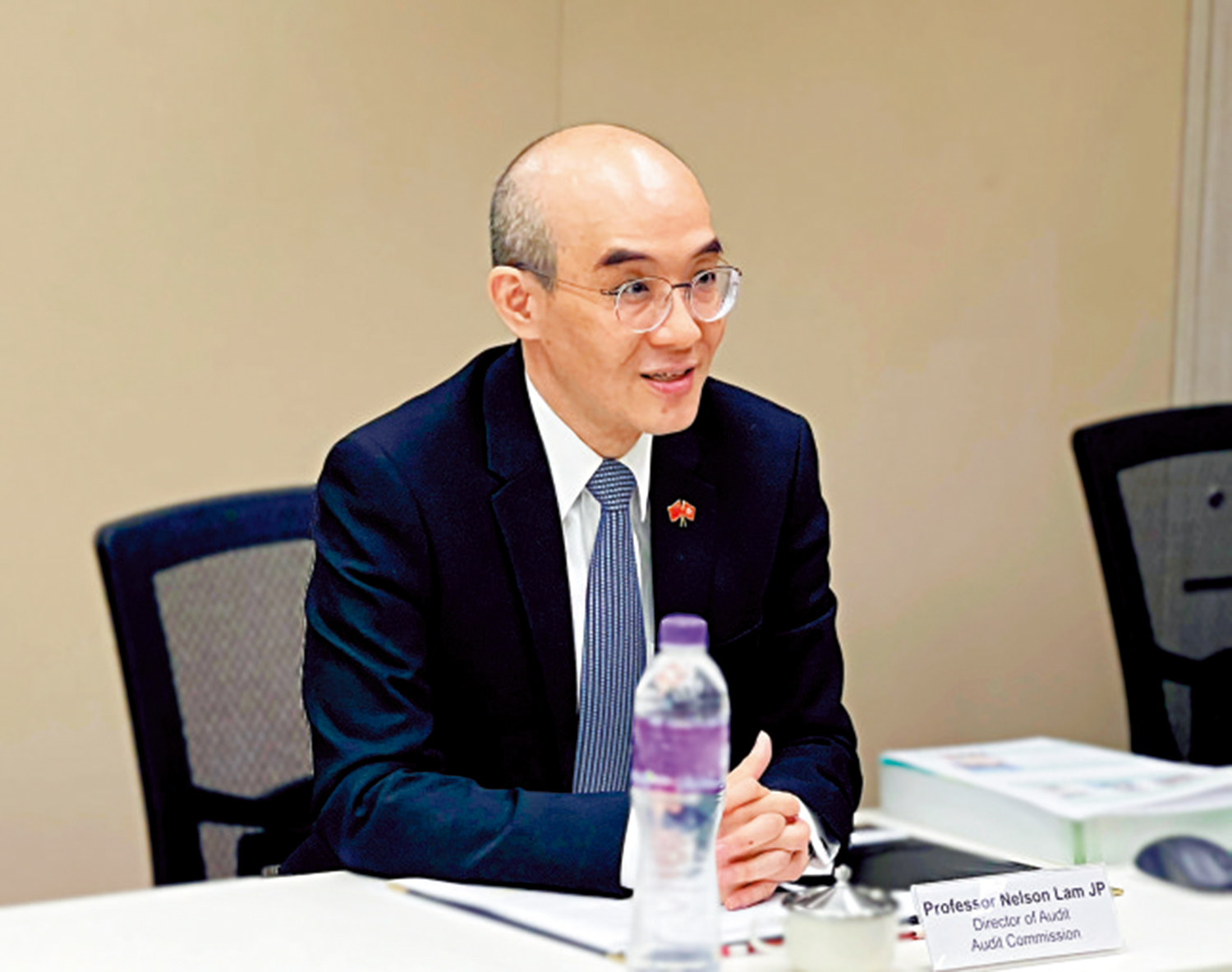 　　圖：審計署署長林智遠表示，「大埔宏福苑援助基金」賬目會「公開、透明地」公布。\資料圖片