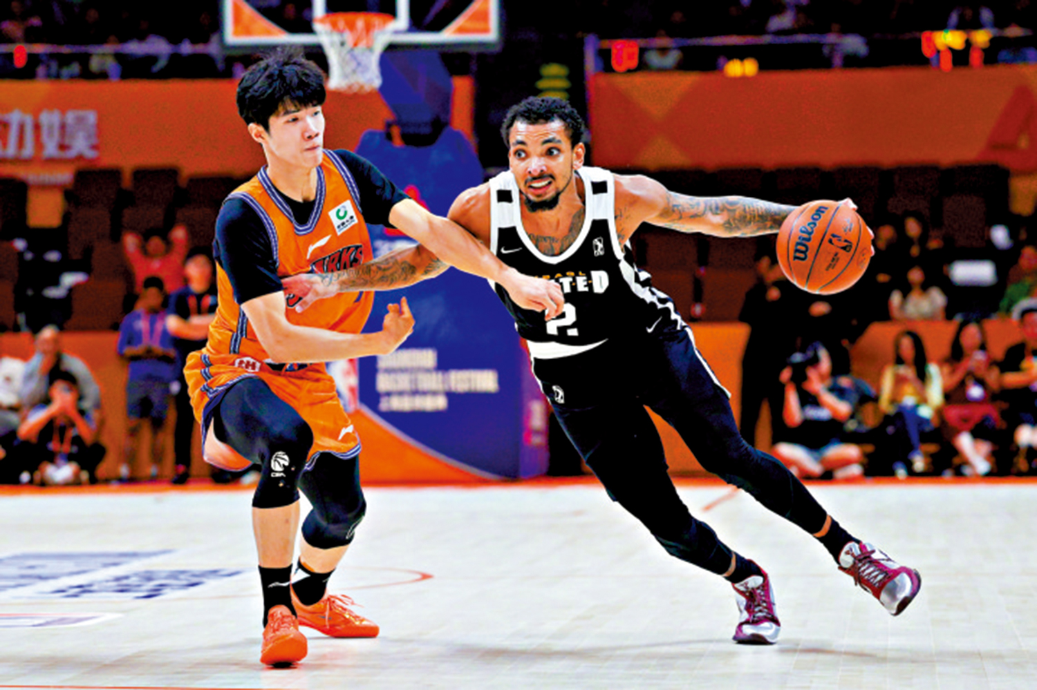 　　圖：NBA上海籃球盛典在上海體育館舉行。\NBA微博圖片