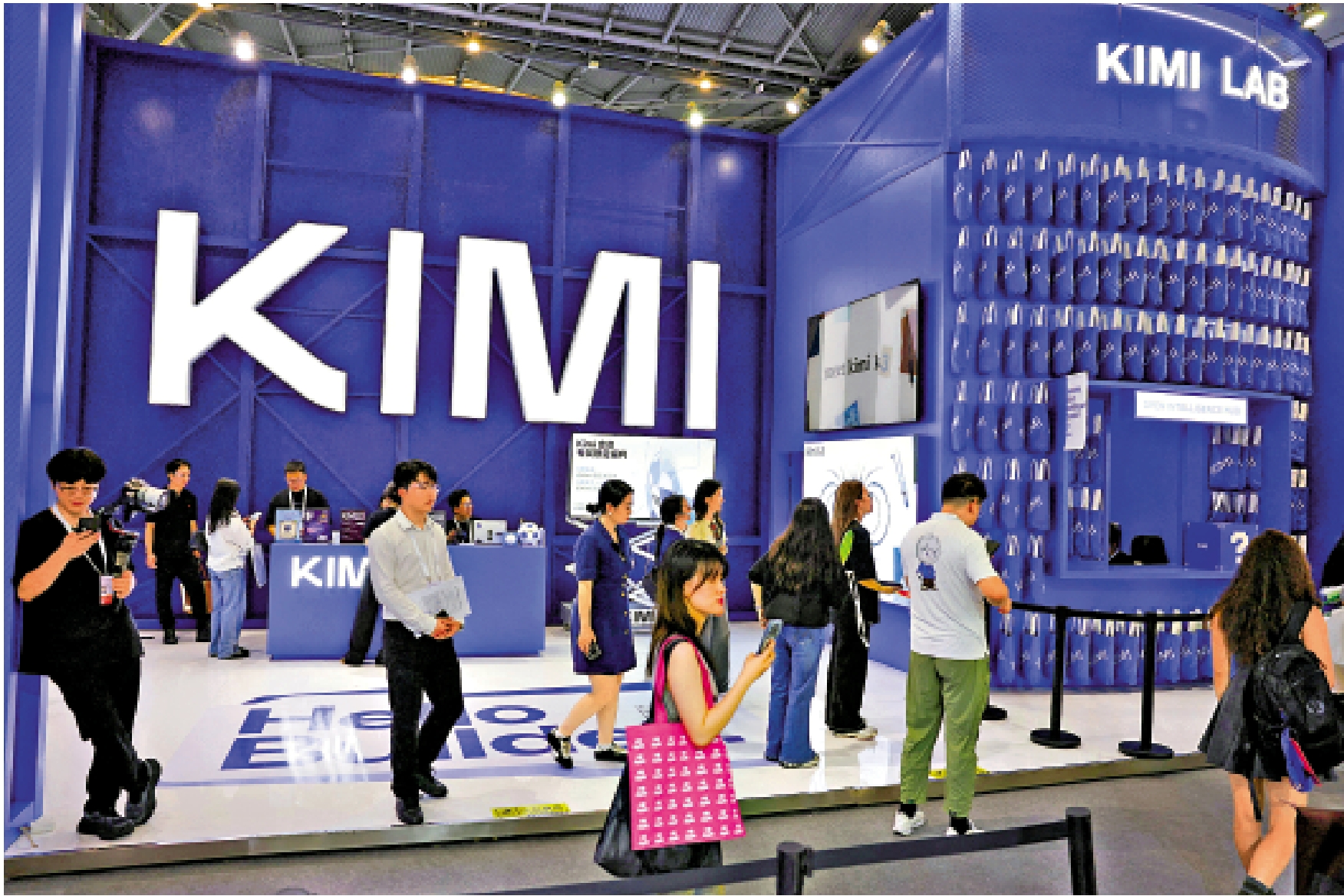 　　圖：月之暗面早前發布大模型KIMI K3，市場反應良好，帶動估值急升。\資料圖片