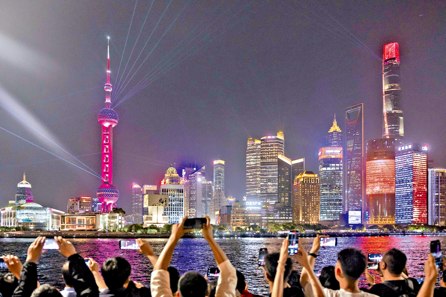 　　圖：上海外灘夜景。\資料圖片