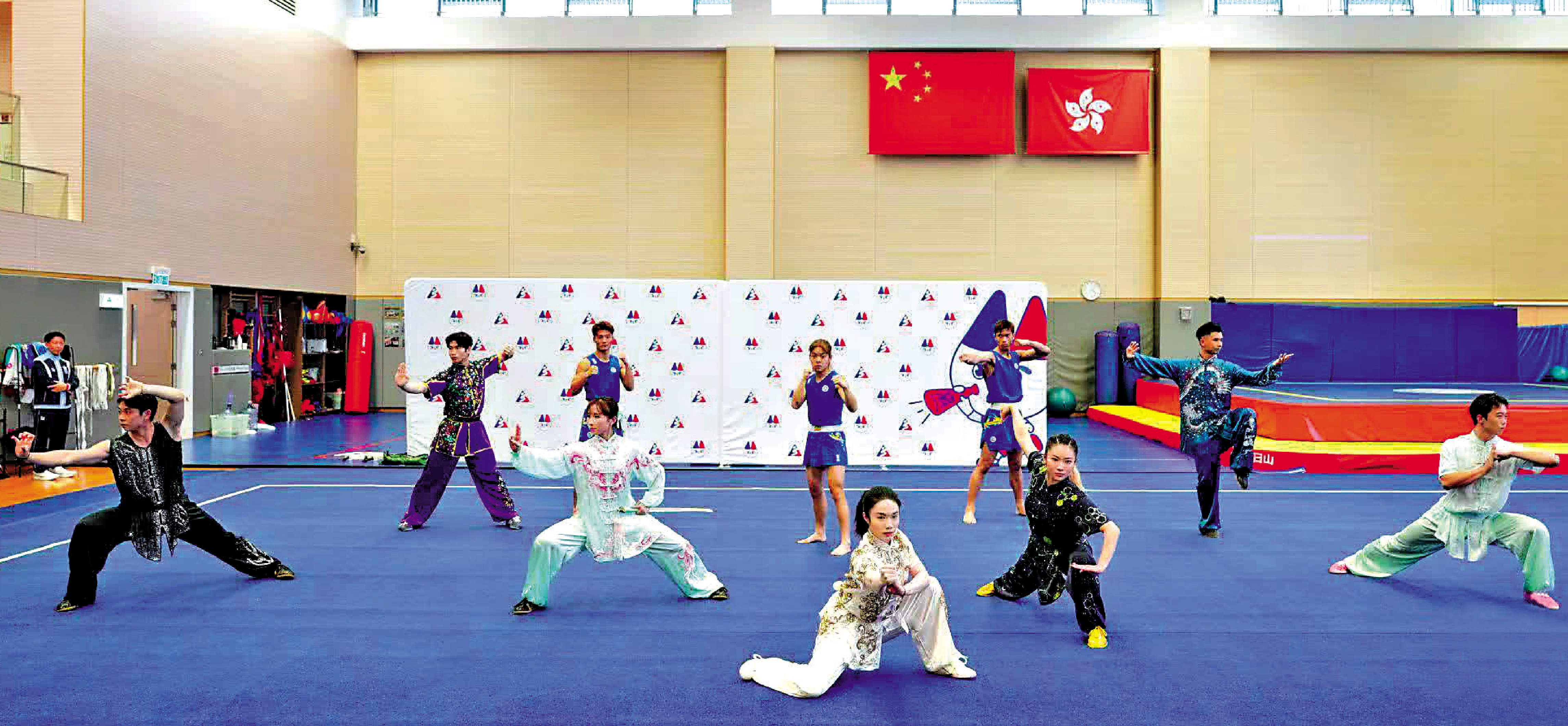　　圖：港武術隊派出6男4女出戰亞運。\大公文匯全媒體記者麥鈞傑攝