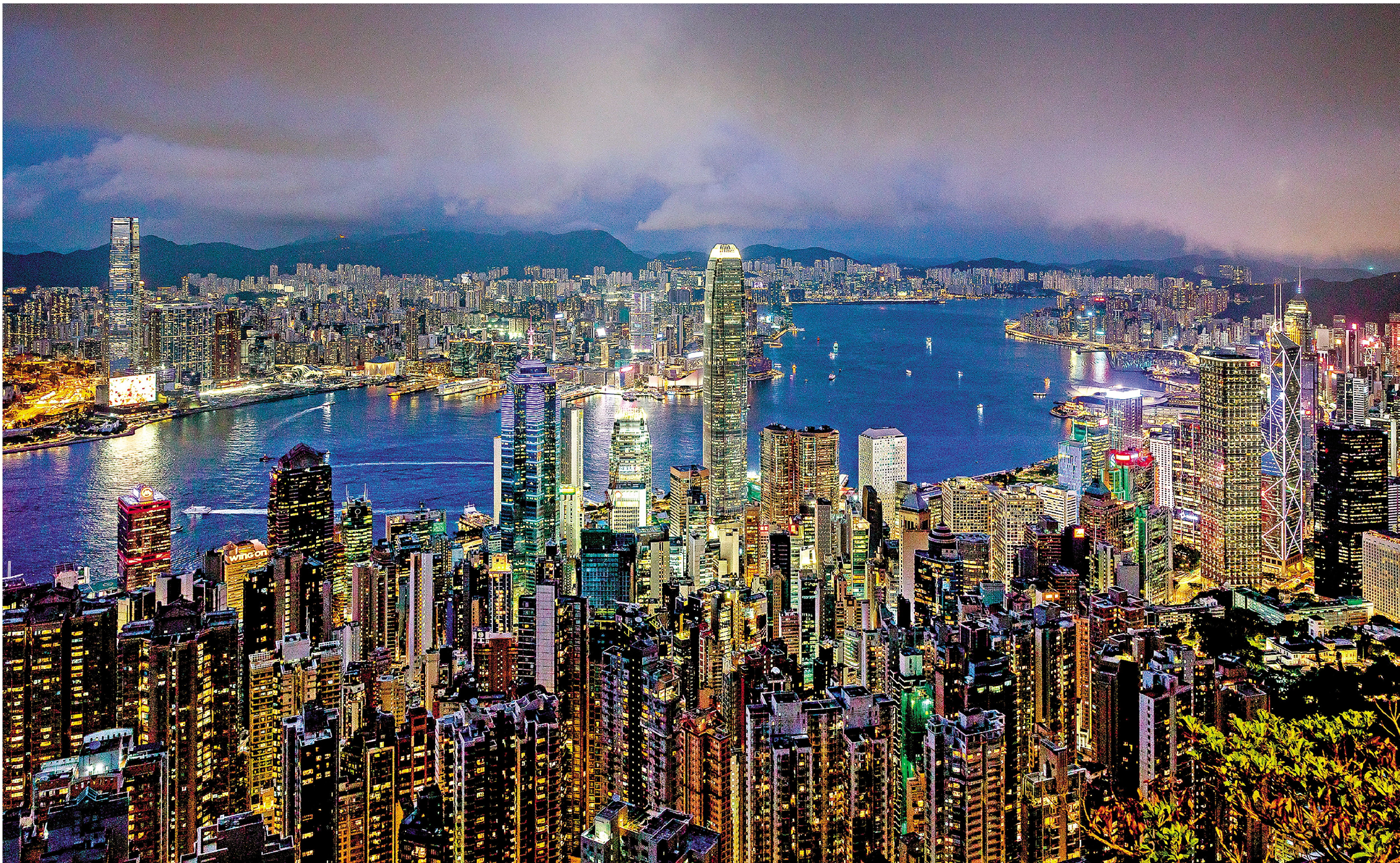 　　圖：香港一景。/資料圖片