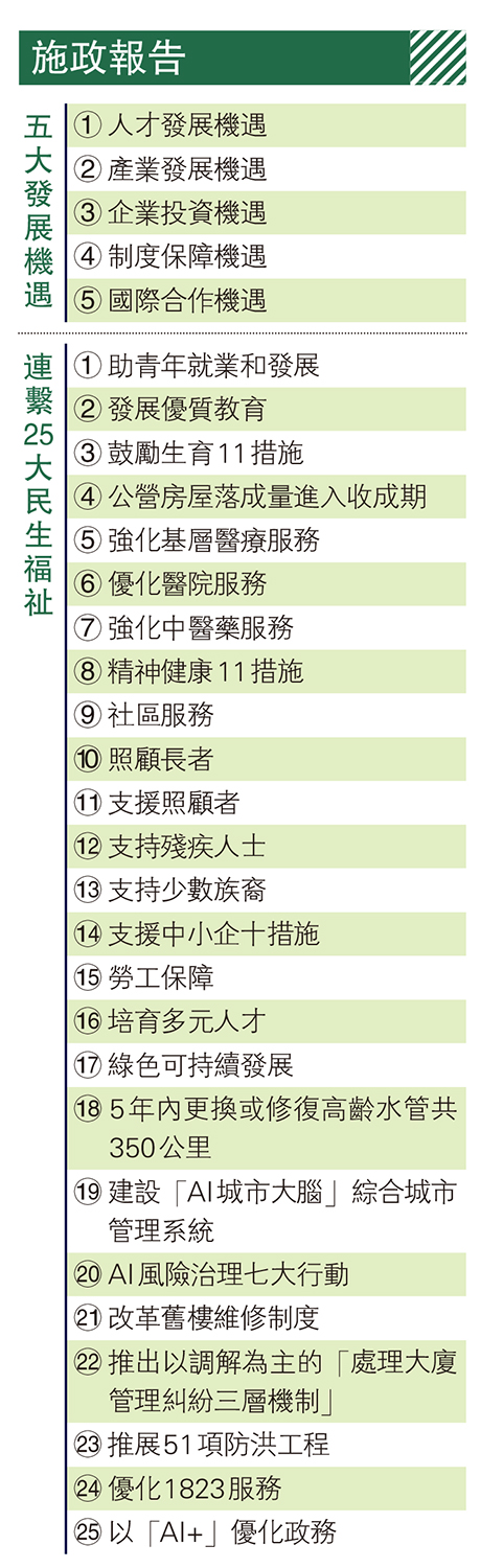 　　圖：施政報告