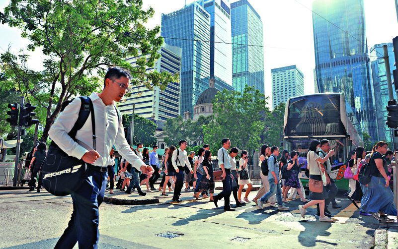 　　圖：香港引入大量專才，為私人住宅租賃市場注入剛需。\大公報記者林良堅攝