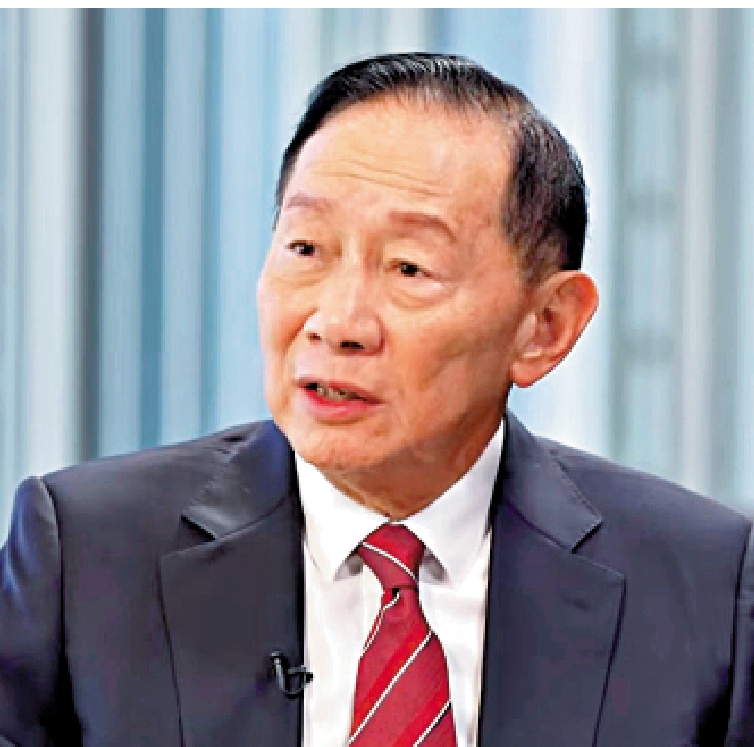　　圖：王冬勝表示，國家經濟持續向好，香港必定大有裨益，未來前景光明。\網上截圖