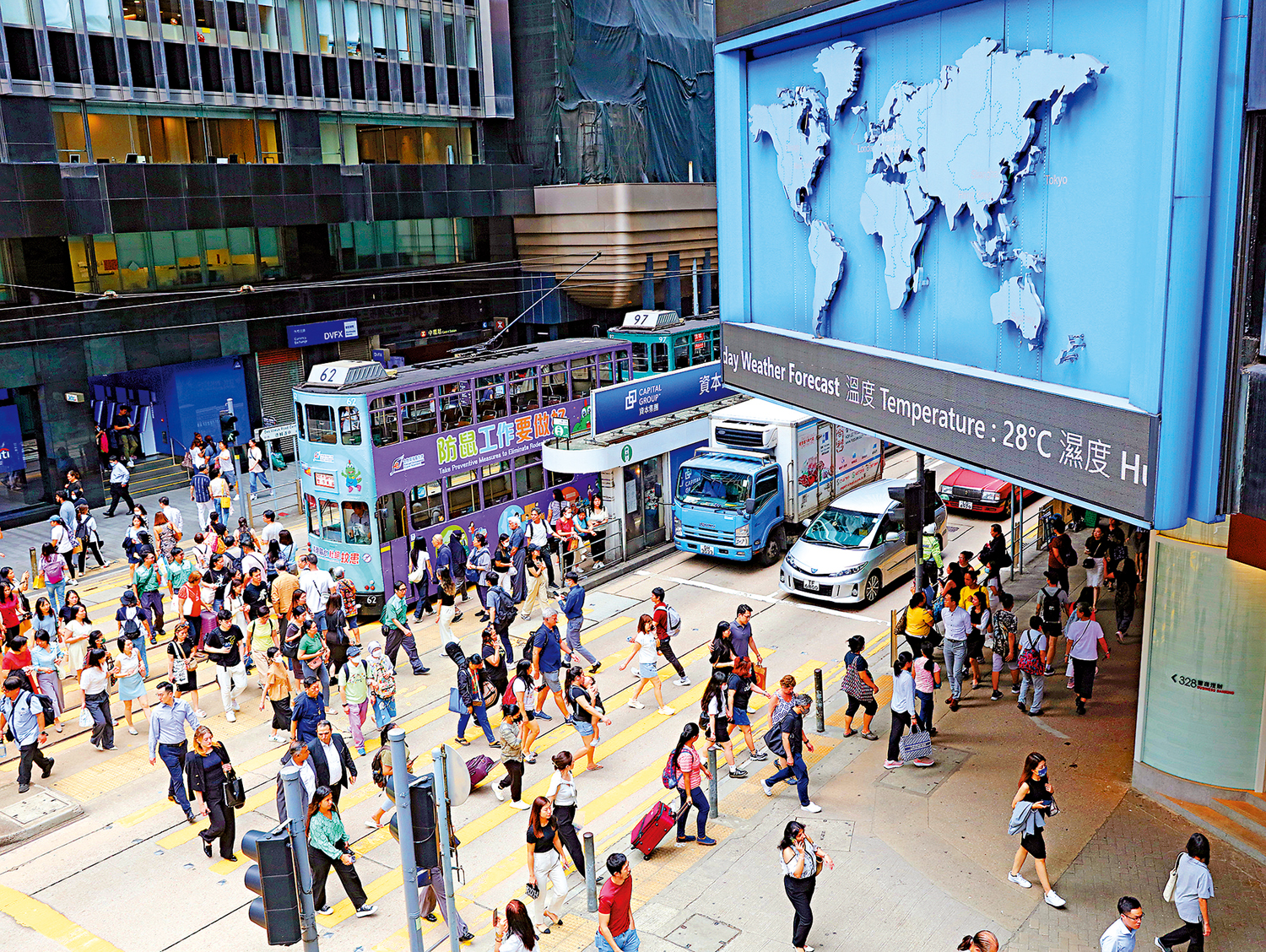 　　圖：在首個五年規劃下，香港將升級成為集資產創設、投資管理、風險對沖、財富傳承、資產託管於一體的綜合資產管理樞紐。\大公報記者蔡文豪攝