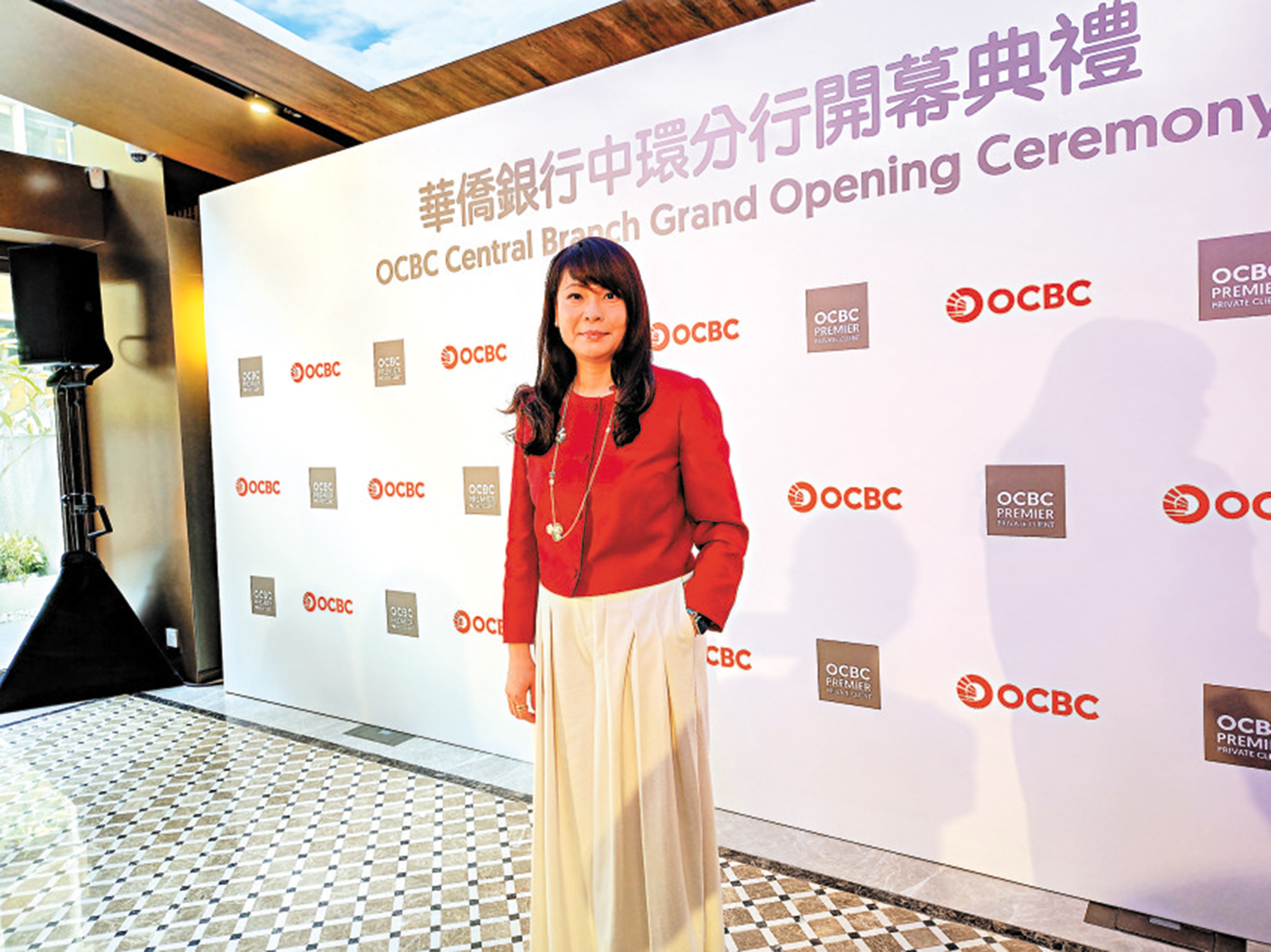 　　圖：李貴莊表示，預期華僑銀行在香港的財富管理業務持續向好。\大公報攝