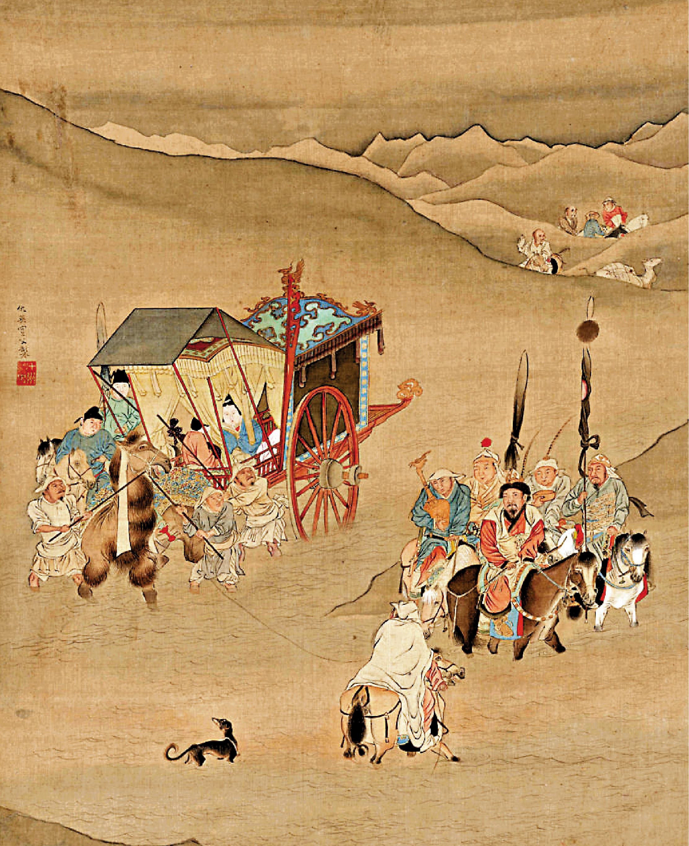 　　圖：《昭君出塞圖》。\故宮博物院藏