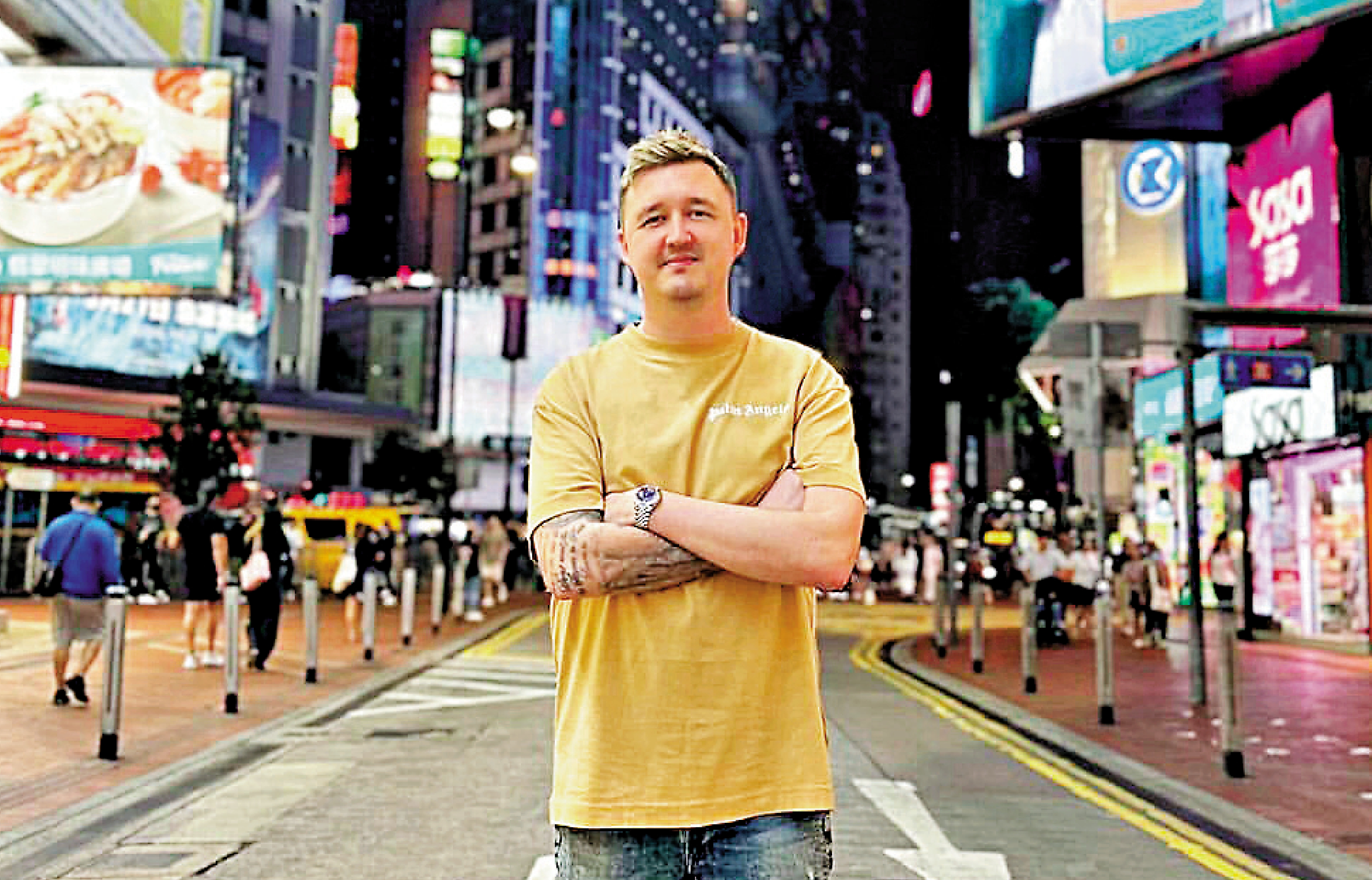 　　圖：加蘭威爾遜在社交平台宣布透過優才計劃成為港人。\IG圖片