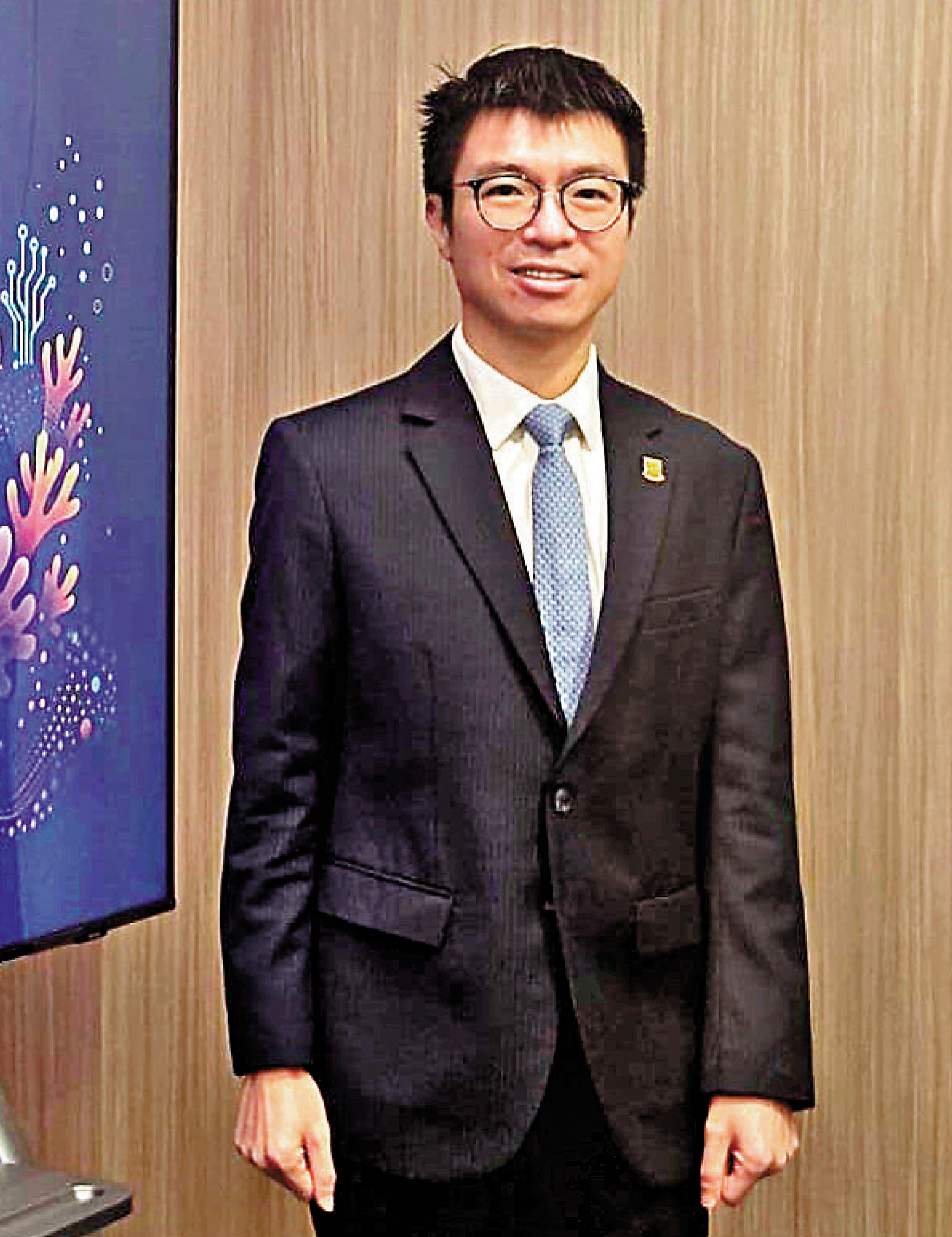 　　圖：岑浩璋表示，港大致力吸納頂尖人才，推動源頭創新。\大公報記者柯慕蓉攝
